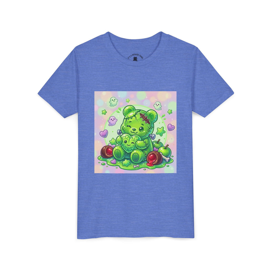 Franken-Gummy-Stein Gooey Bear-Youth Short Sleeve Shirt