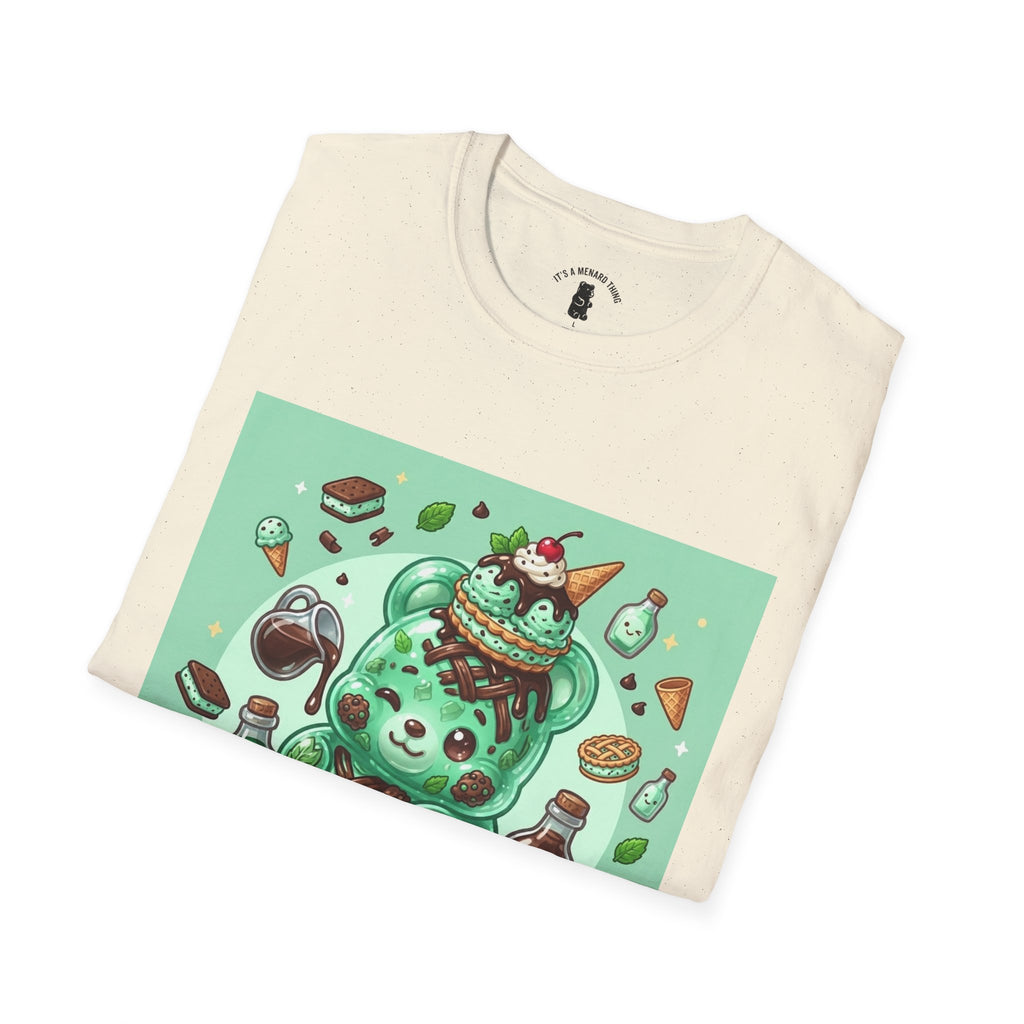 Mint Chip Ice Cream, Exotic Gooey Gummy Bear — Kawaii Graphic Tee