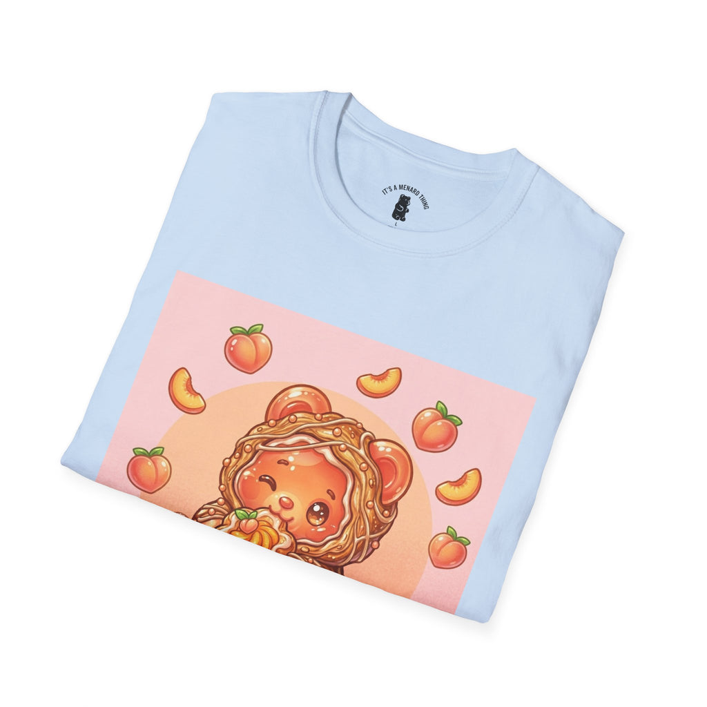 Peach Danish snack Gooey Gummy Bear — Cute Graphic T-Shirt