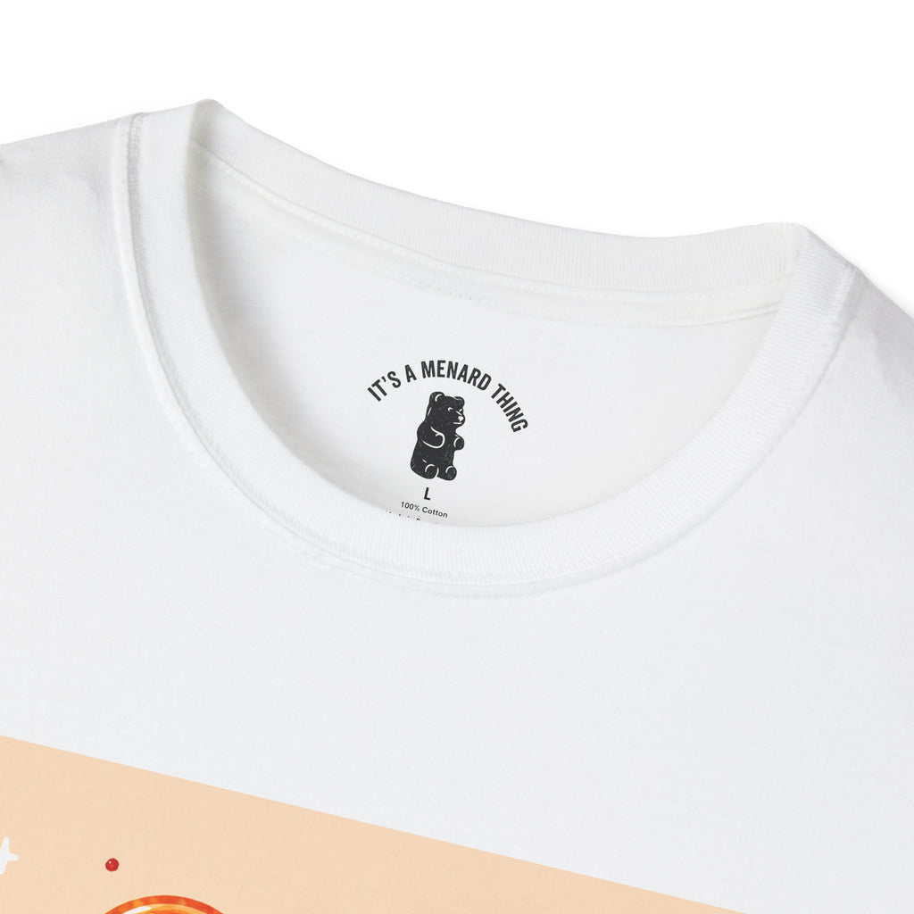 'Spicy Mood' Gooey Gummy Bear T-Shirt —Fiery Kawaii Graphic Tee
