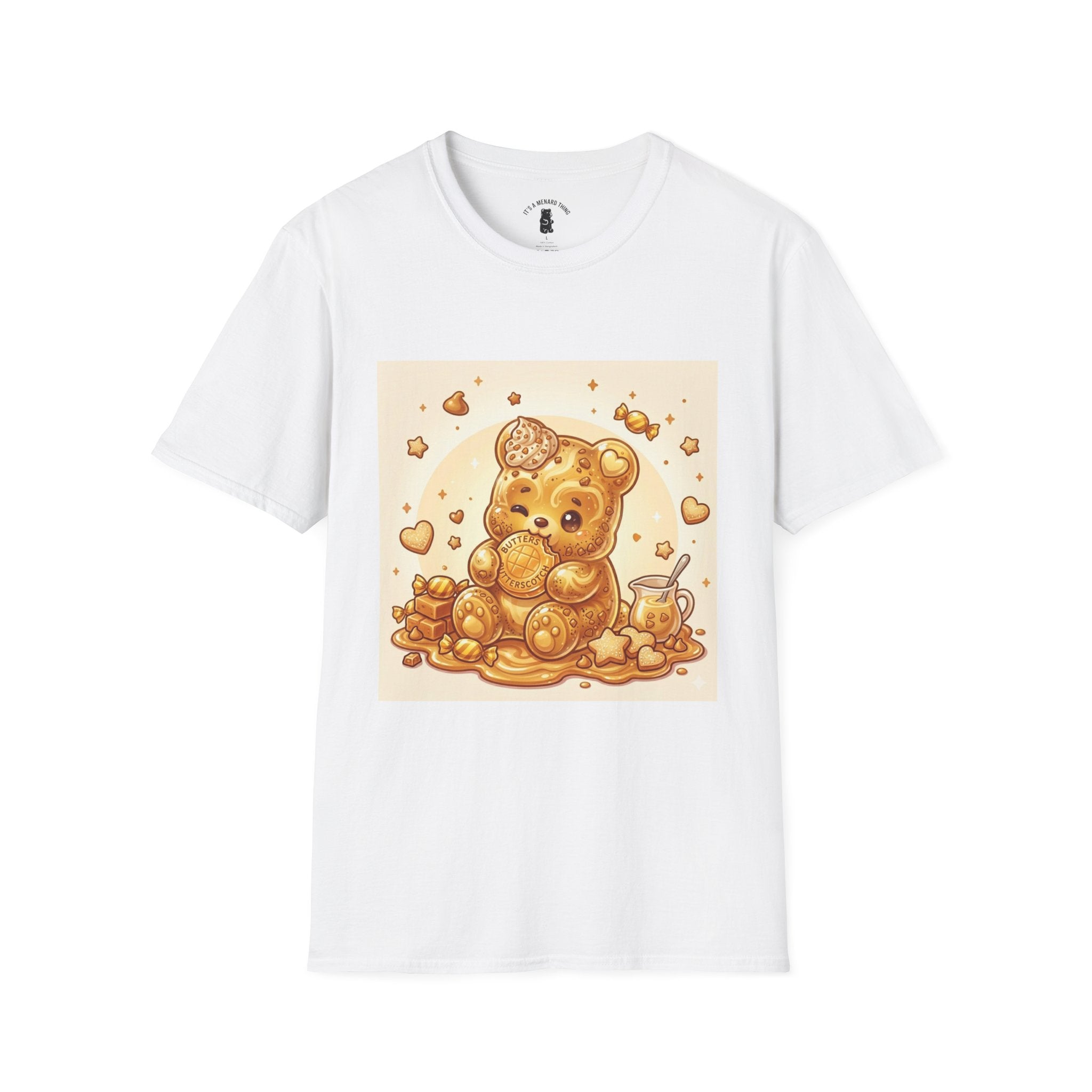 Butterscotch Drizzle Gooey Gummy Bear — Kawaii Graphic T-Shirt