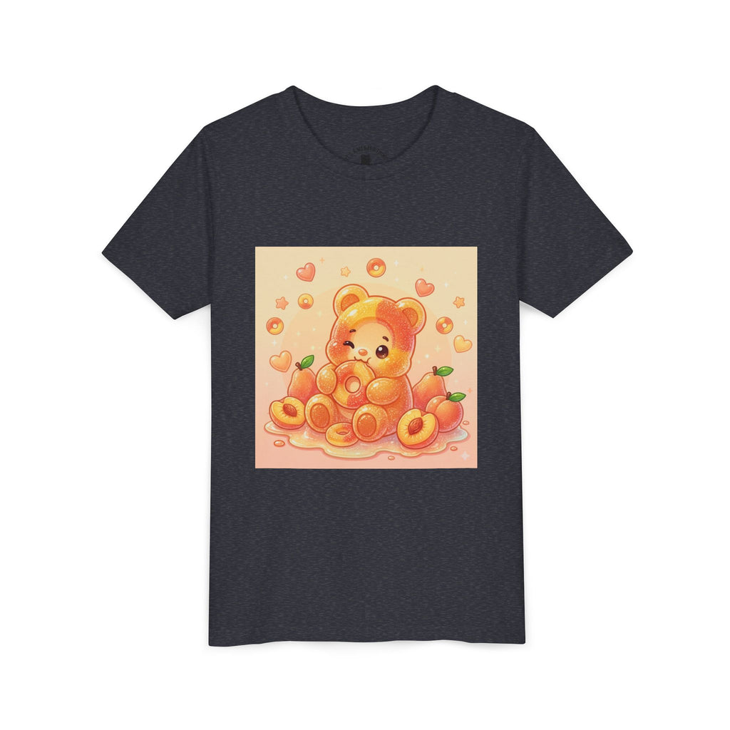Peach Ring Gooey Gummy Bear Kids Short Sleeve Shirt
