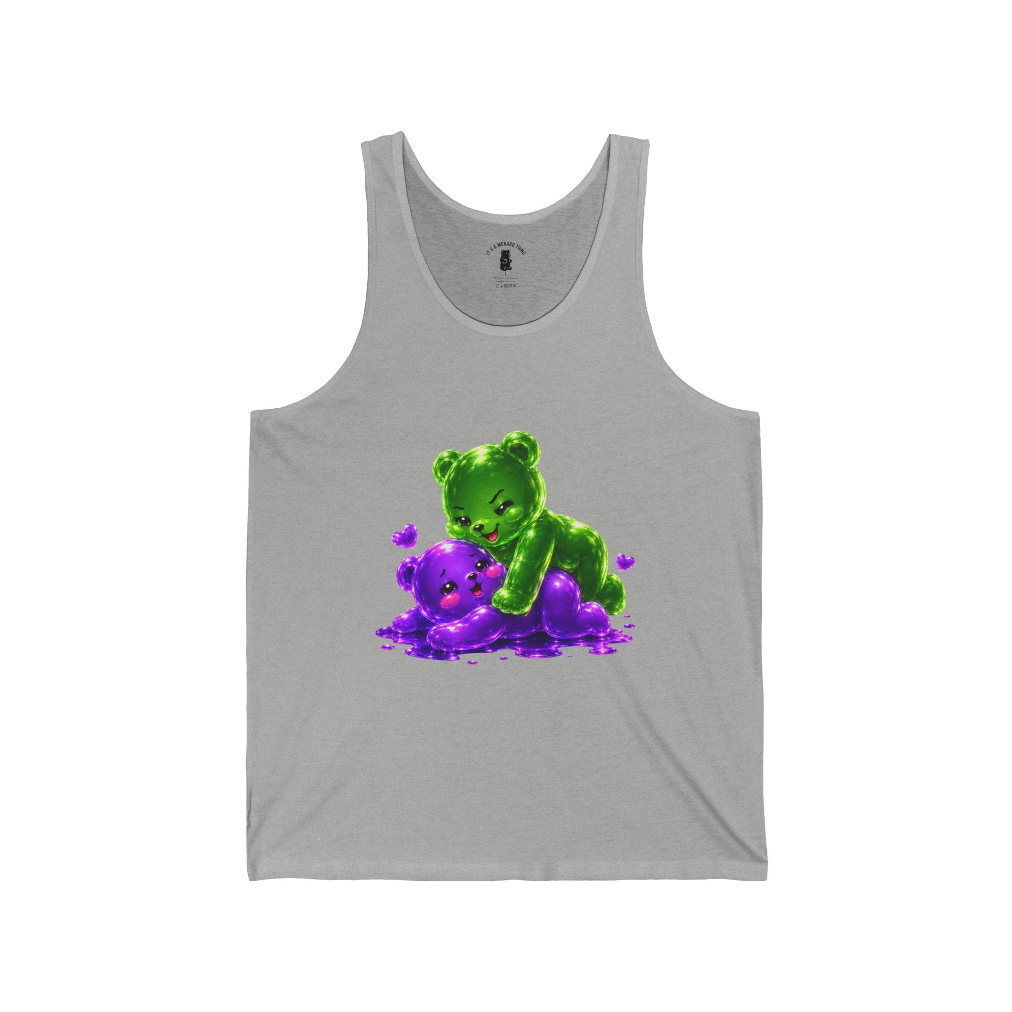 Wrestling Around, Oozy Bear Couple Gummies Special Addition- Graphic Tank Top (Adults Only!)