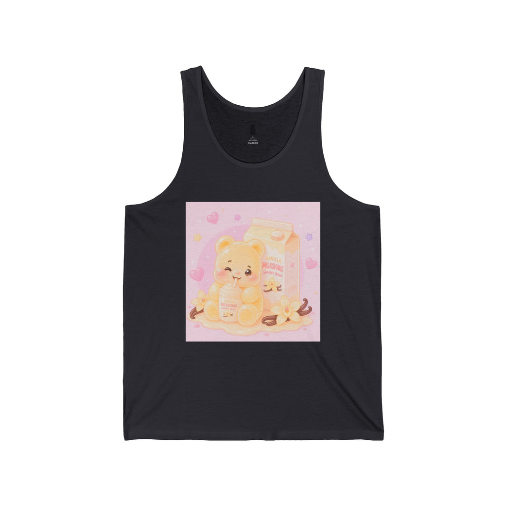 Vanilla Milkshake Gooey Gummy Bear — Pastel Graphic Tank Top