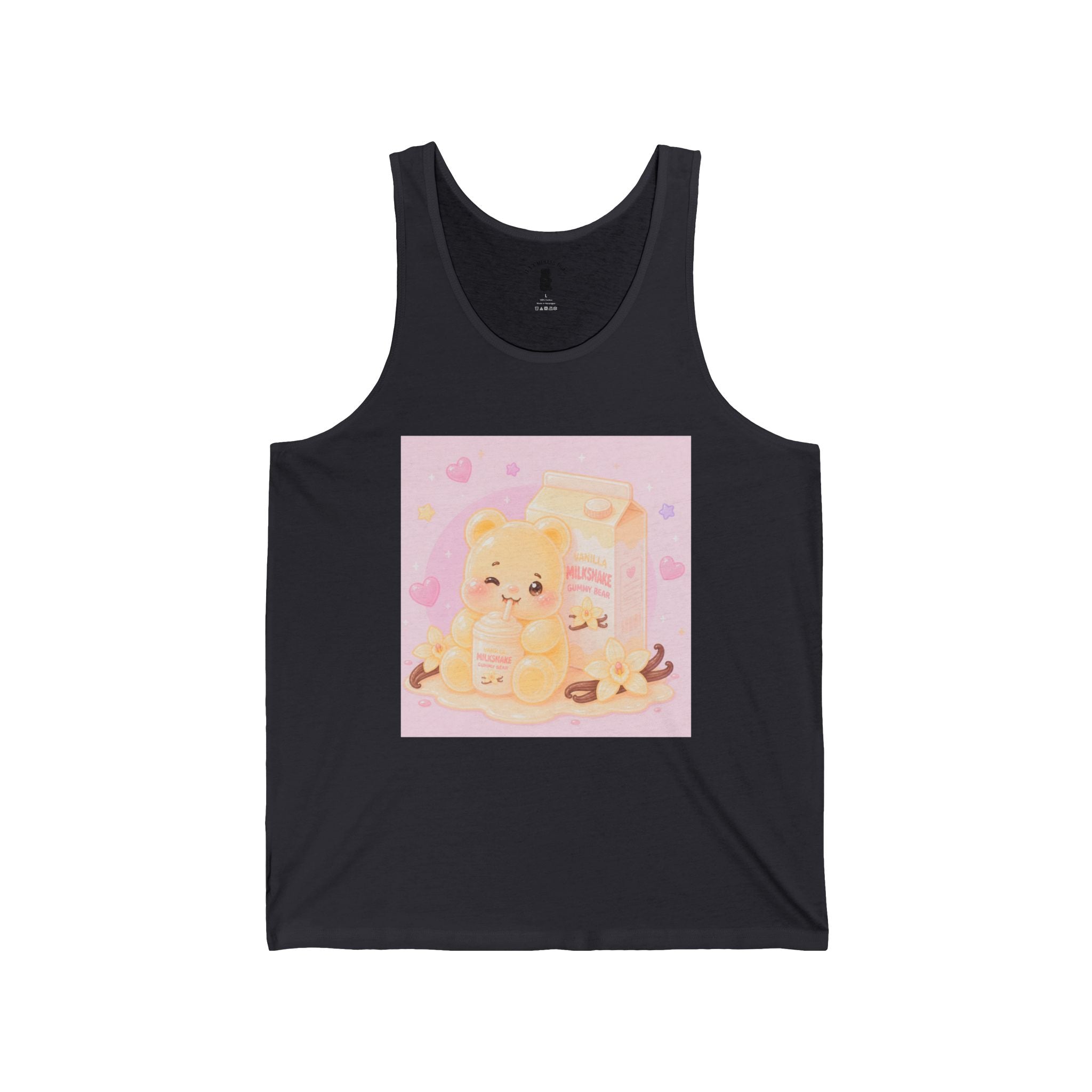 Vanilla Milkshake Gooey Gummy Bear — Pastel Graphic Tank Top