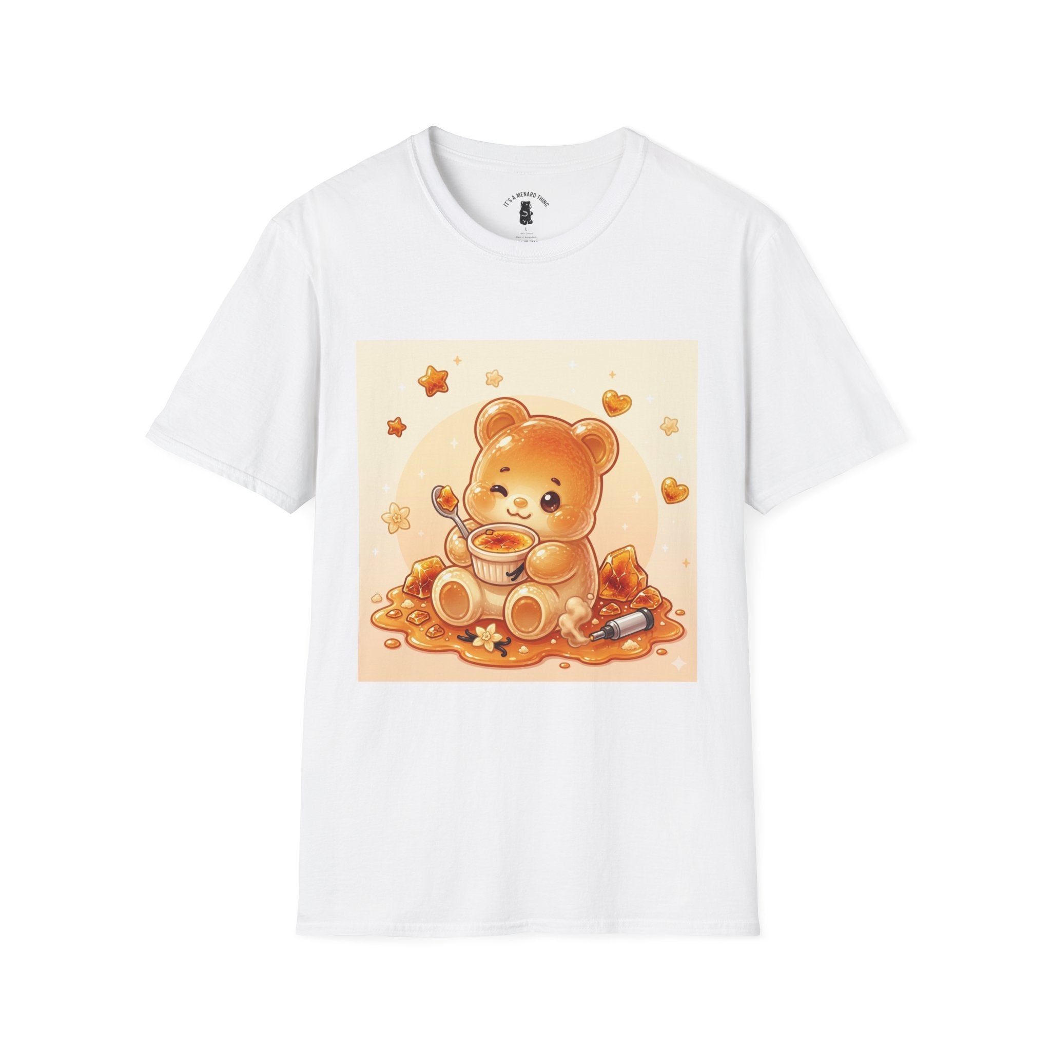 Cream Brulé Cutie, Gooey Gummy Bear – Adorable Graphic Tee