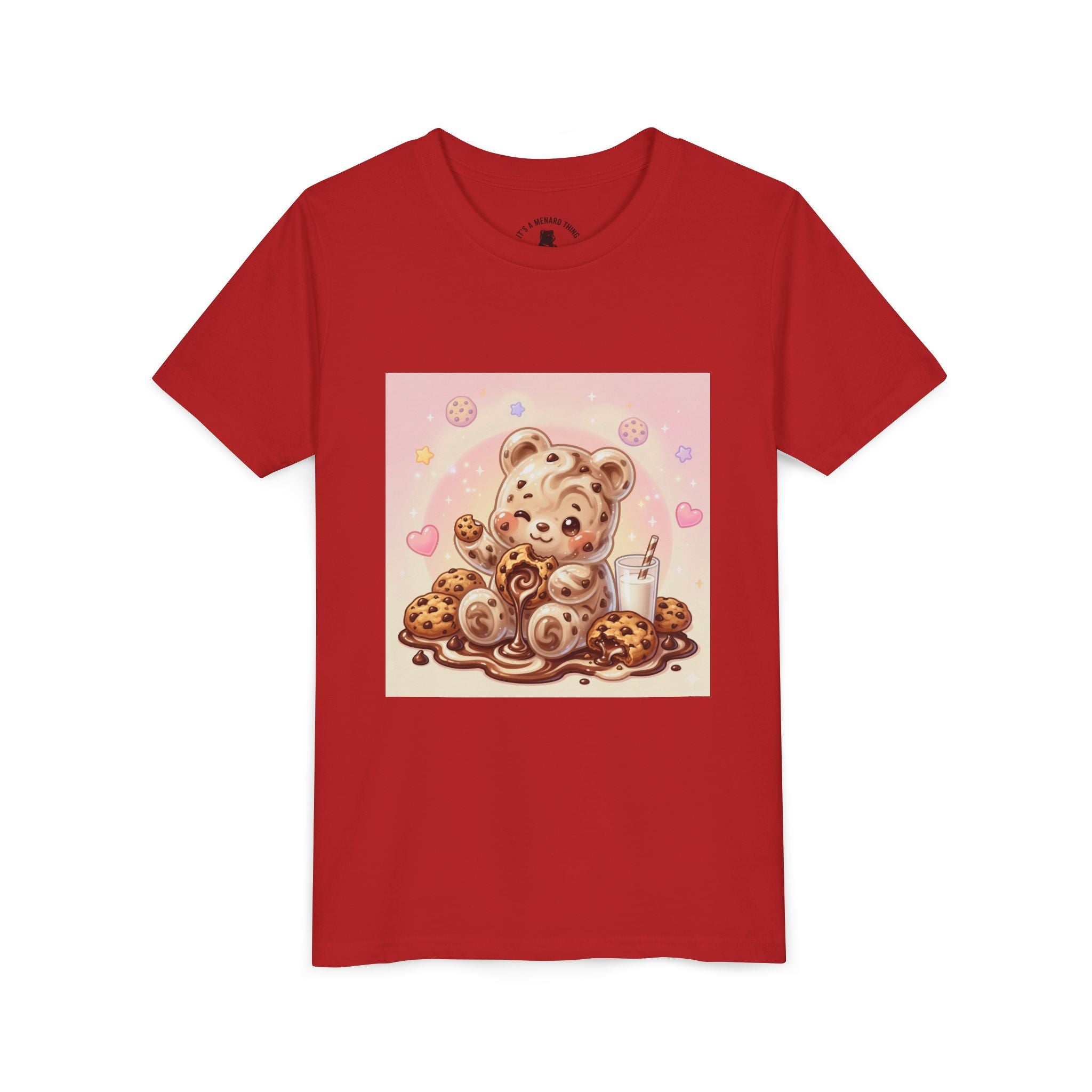 Cookies & Milk Gooey Fudge Gummy Bear Graphic Shirt
