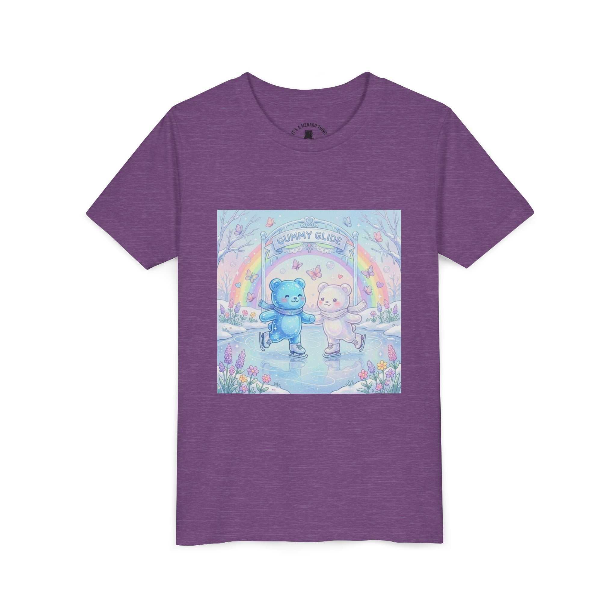 Ice Skating Gooey Gummy Bears- Youth T-Shirt
