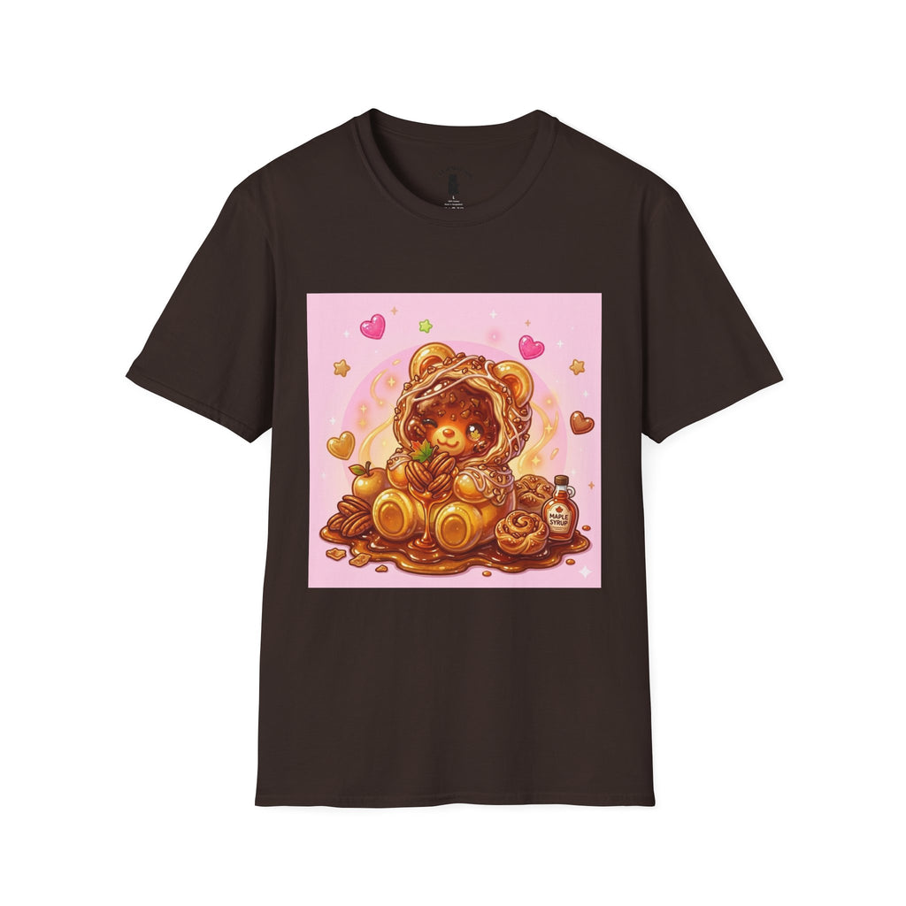 Maple Pecan Danish Gooey Gummy Bear — Kawaii Graphic T-Shirt