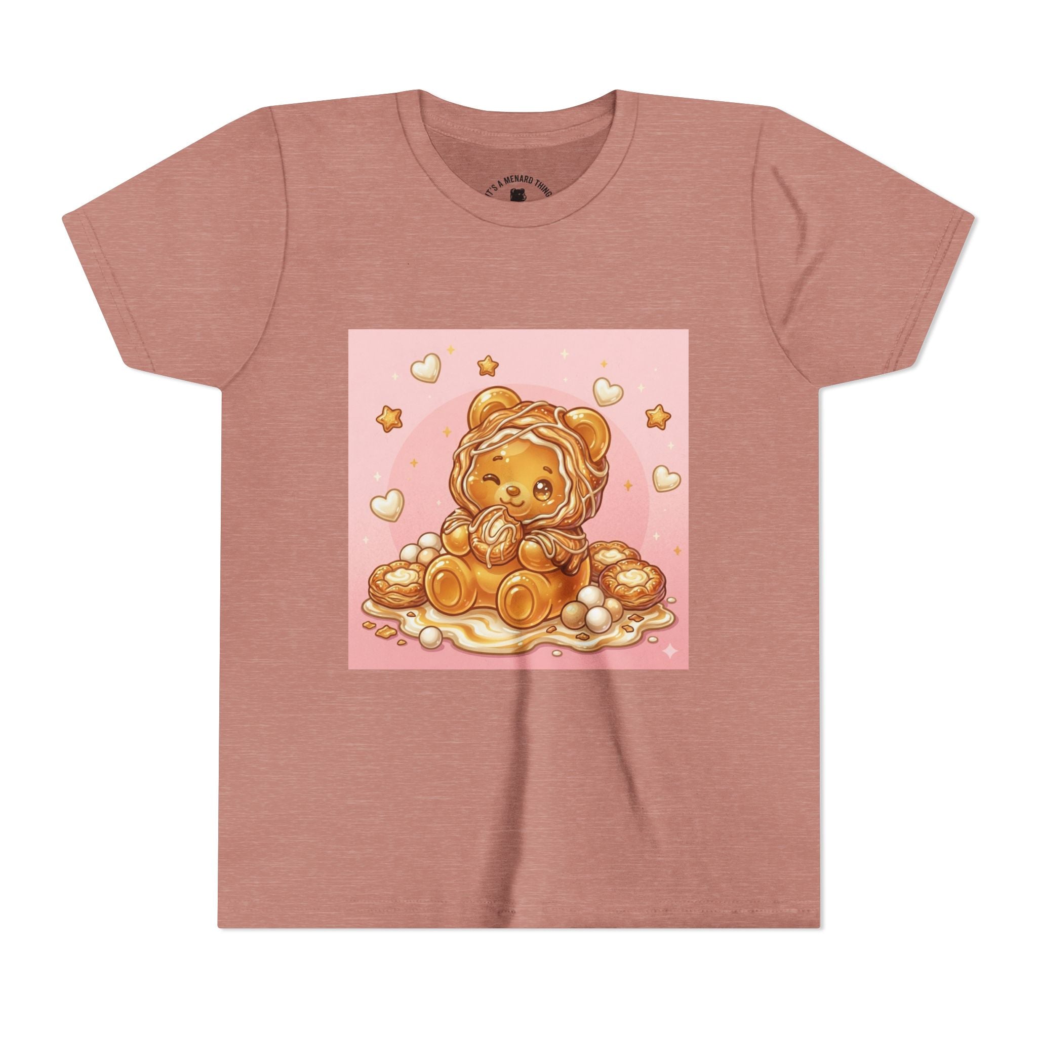 Cheese Danish Gooey Gummy Bear in Puff PJs Graphic Tee