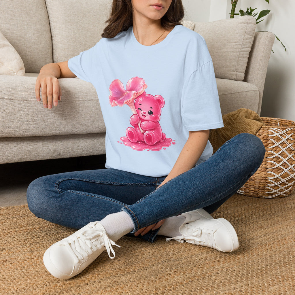 Pink Wax Cap Special Mushroom, Oozy Bear Gummy Friend- Graphic Shirt