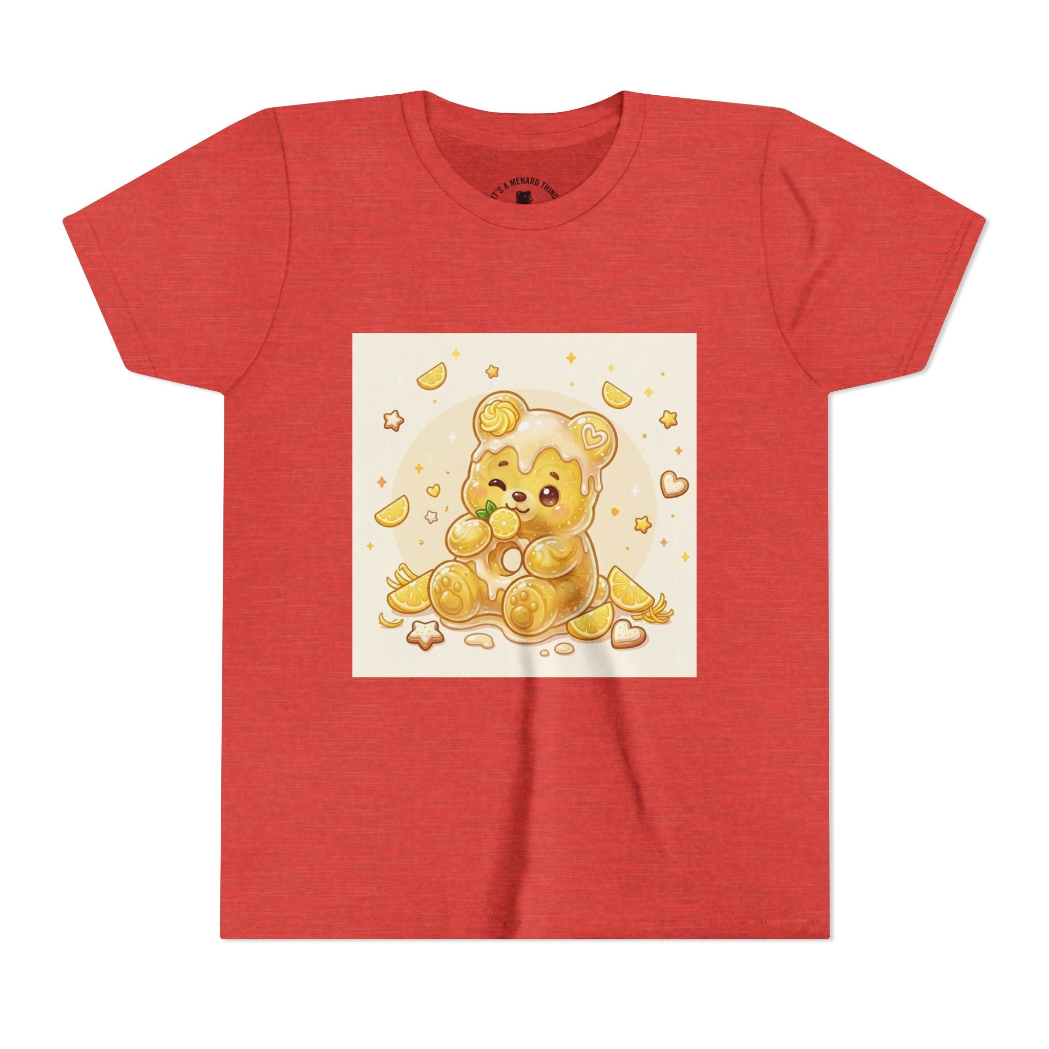 Lemon Bunt Cake Gooey Gummy bear Kids Shirt