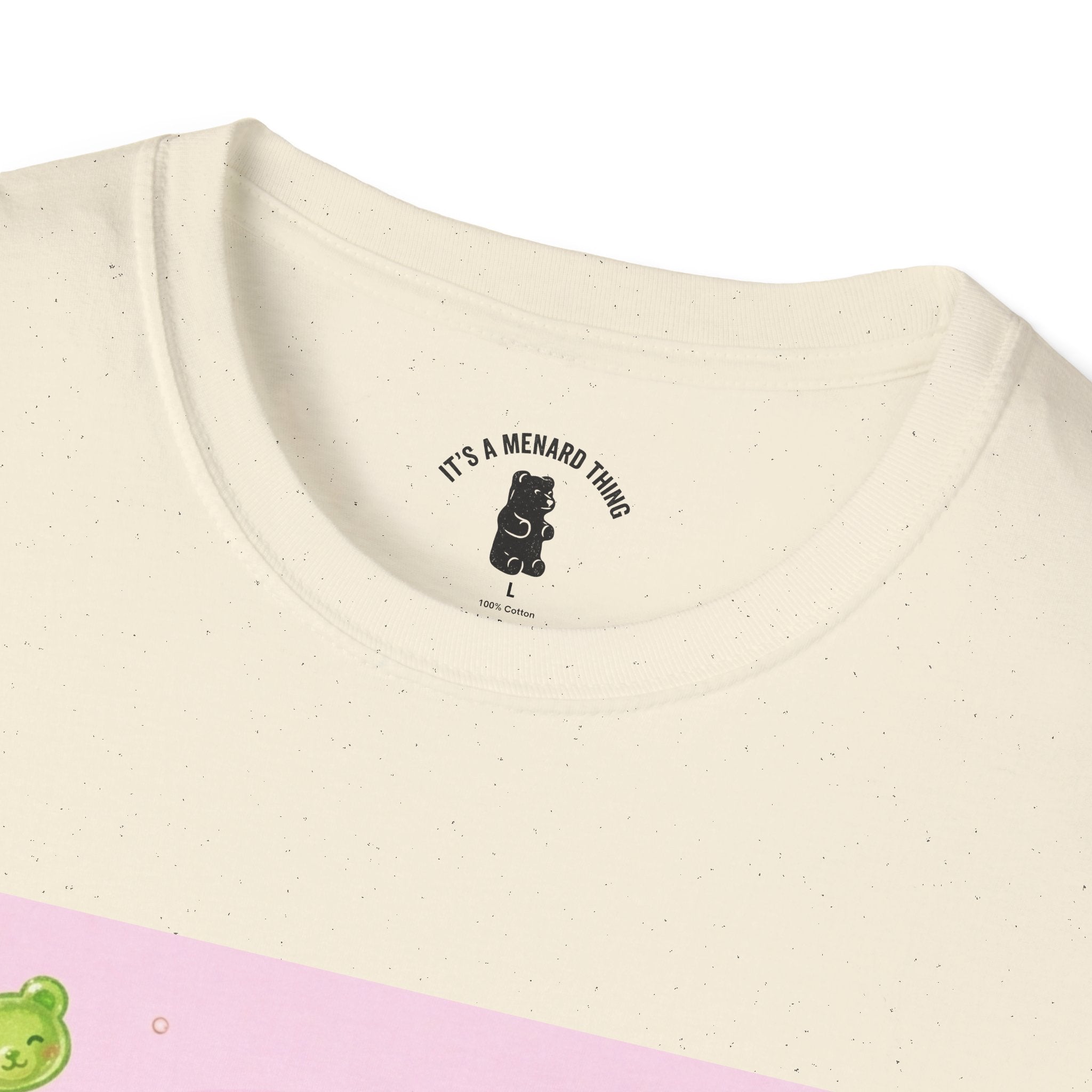 Lime Green Smooth Margaritta Boozy Gooey Gummy Bear- Kawaii Graphic T-Shirt