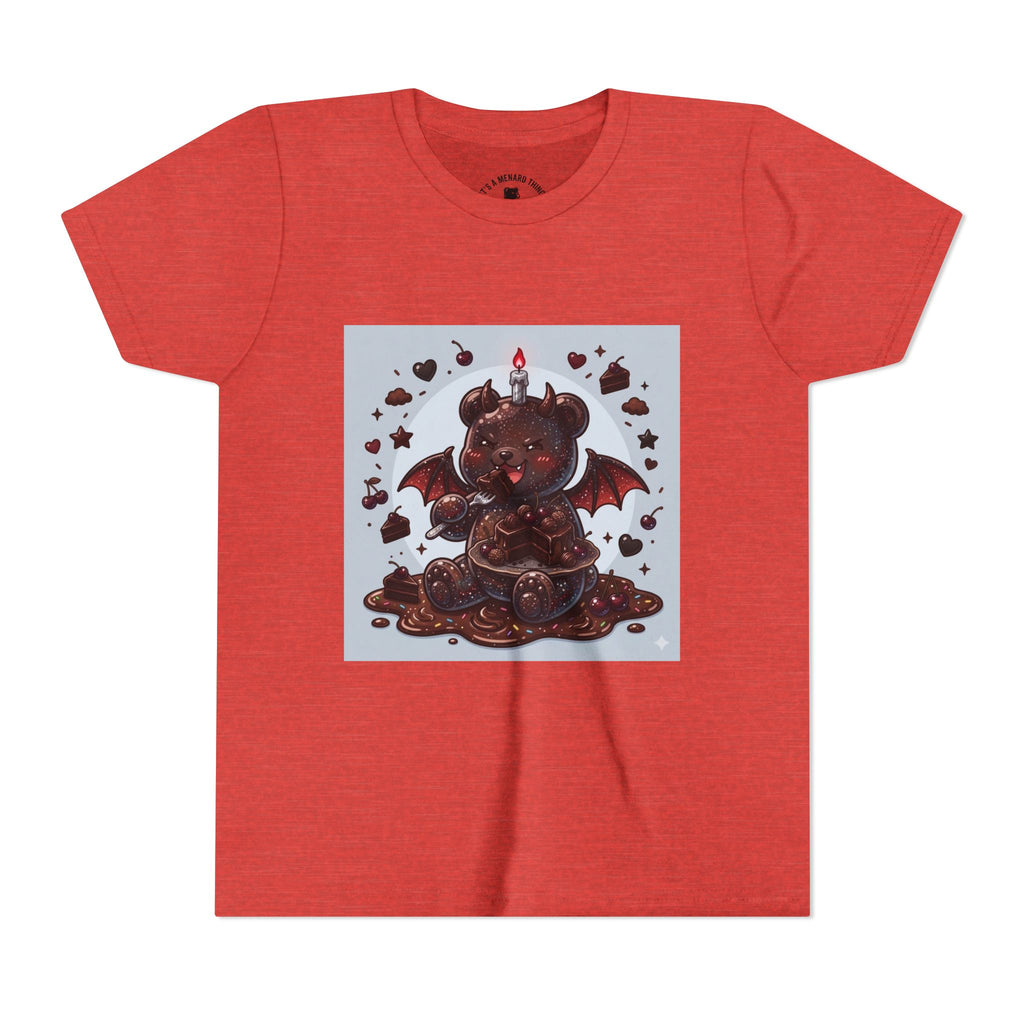 Devils Food Cake, Fudge Gooey Gummy Bear Youth Shirt