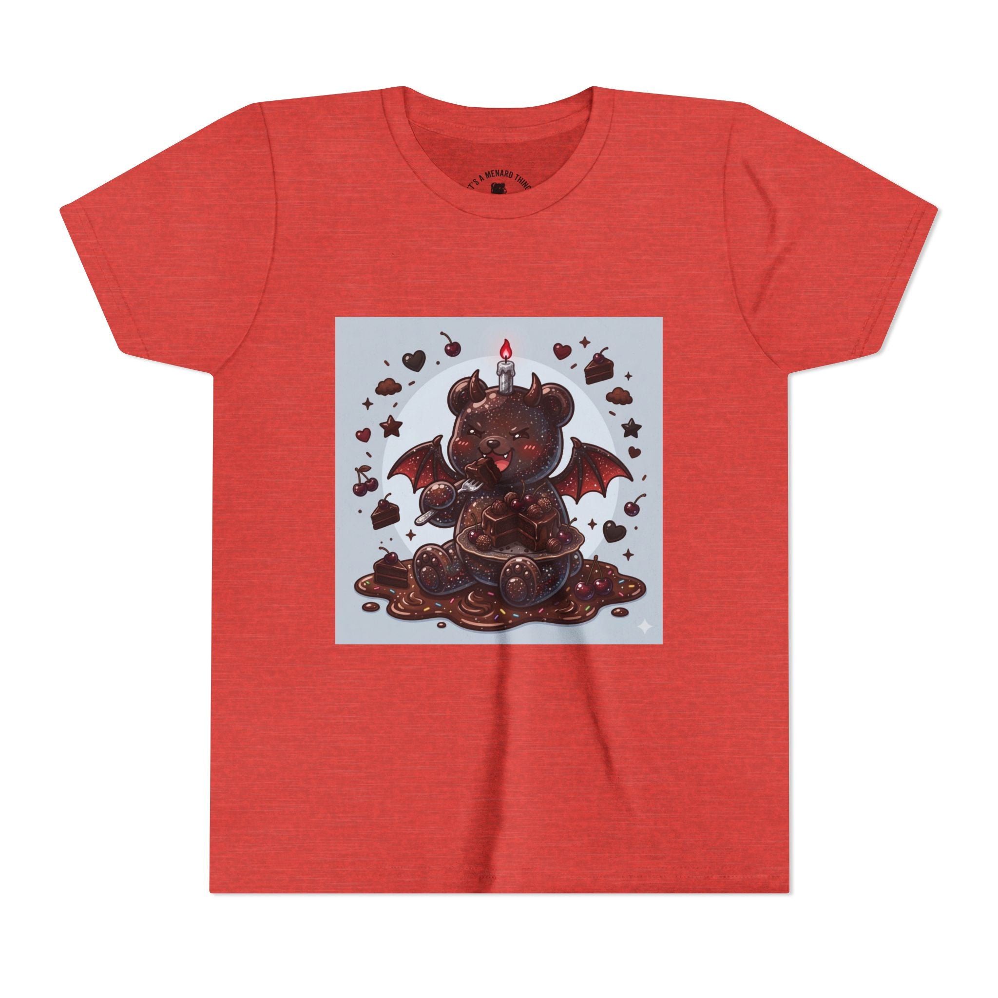 Devils Food Cake, Fudge Gooey Gummy Bear Youth Shirt