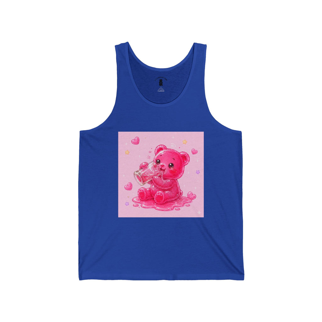 Special Sugar Shock Shot! Pink Boozy, Gooey Gummy Bear — Kawaii Graphic Tank top