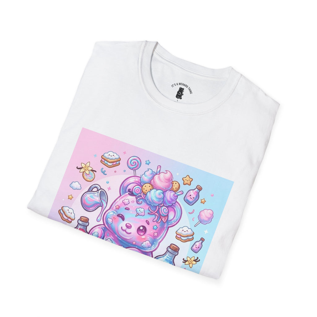 Cotton Candy Gooey Gummy Bear — Kawaii Graphic T-Shirt