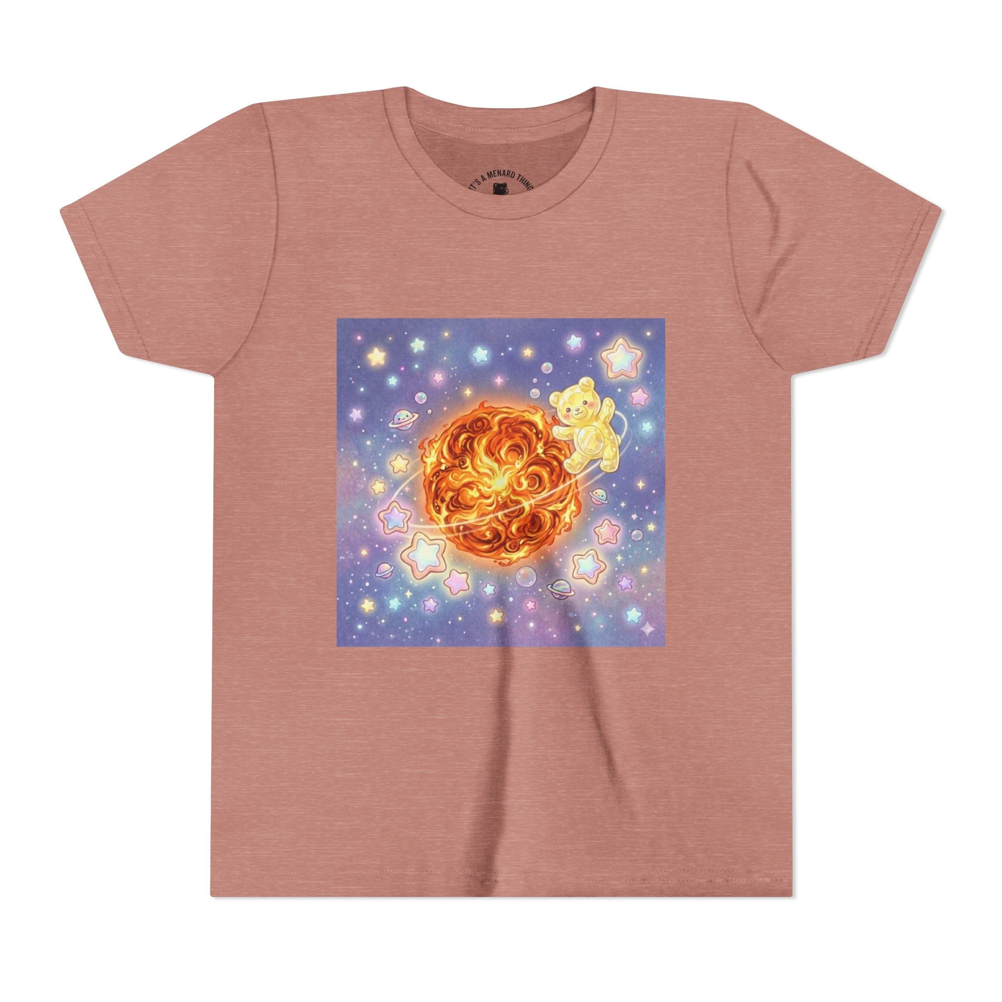 Toasted Cinnamon Sun Gooey Crystal Gummy Bear —Stars Galaxy Design