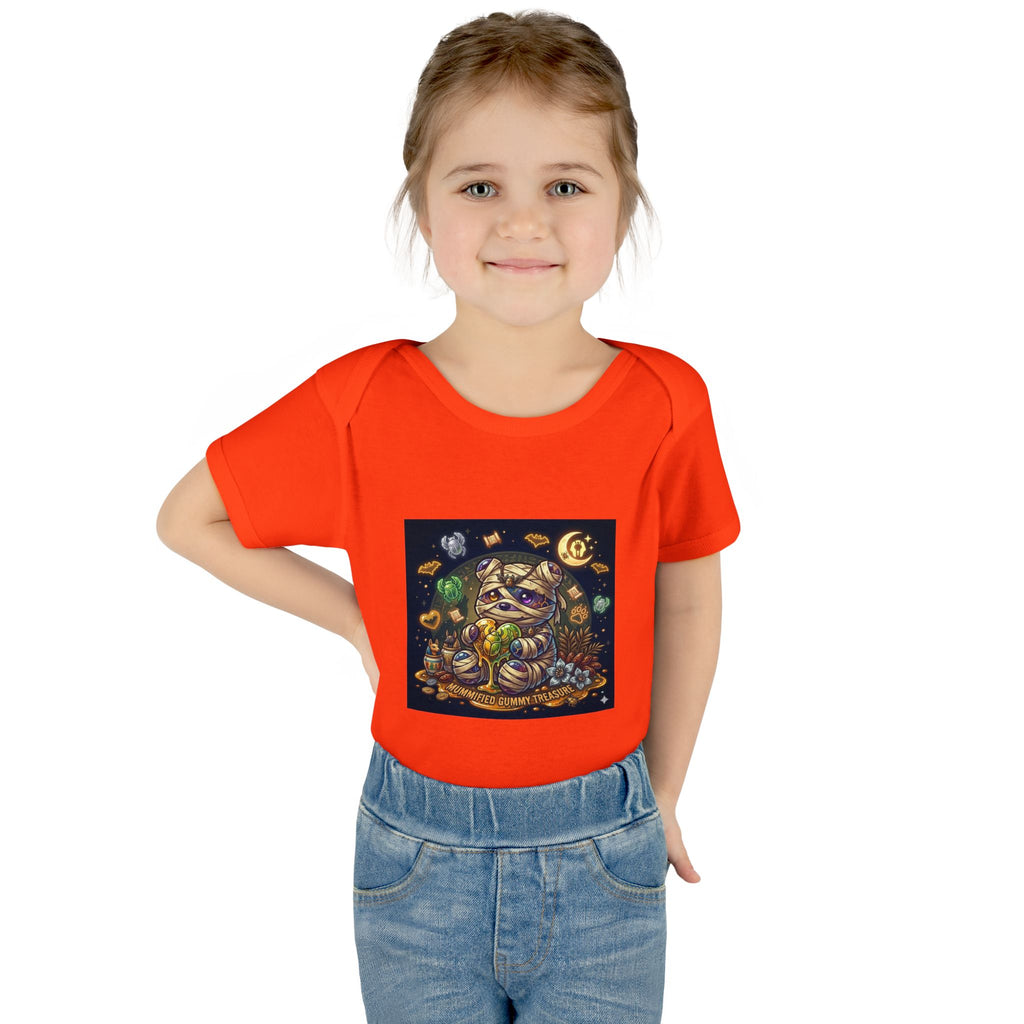 Infant Bodysuit - Cute Gooey Mummy Bear Halloween