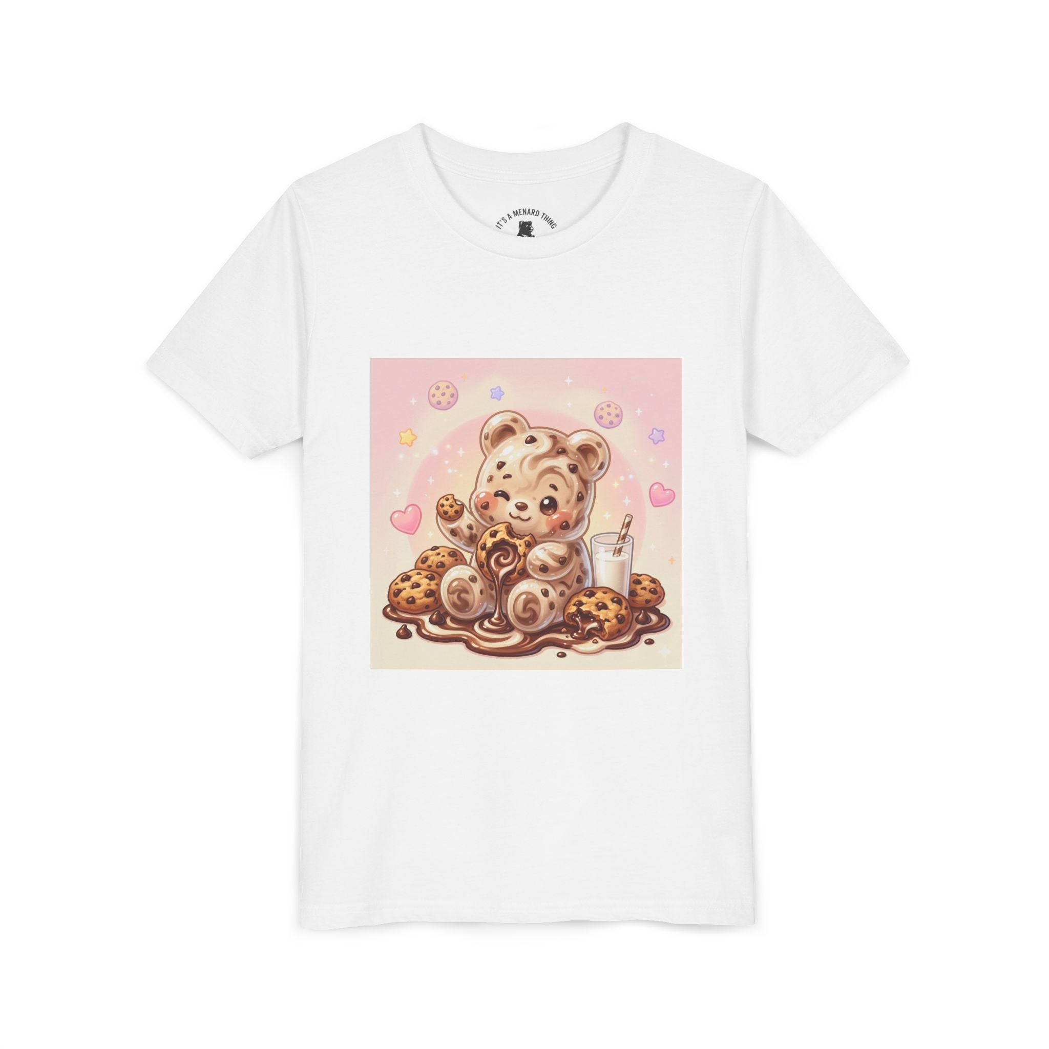 Cookies & Milk Gooey Fudge Gummy Bear Graphic Shirt