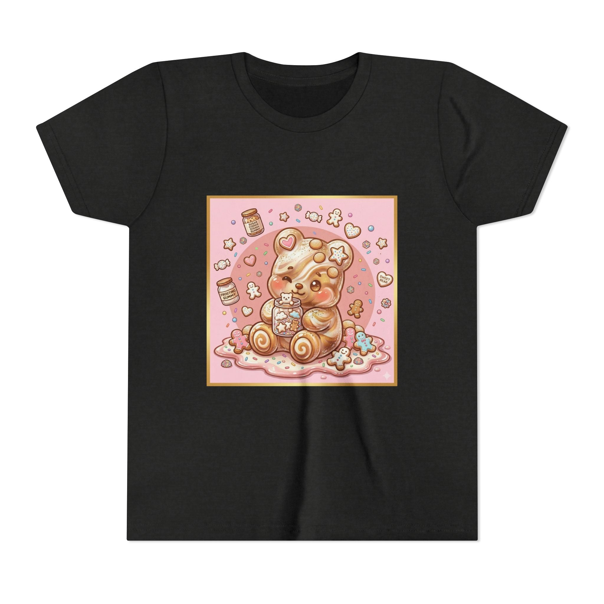 Sugar Frosted Holiday Cookie Gooey Gummy Bear Youth T-Shirt
