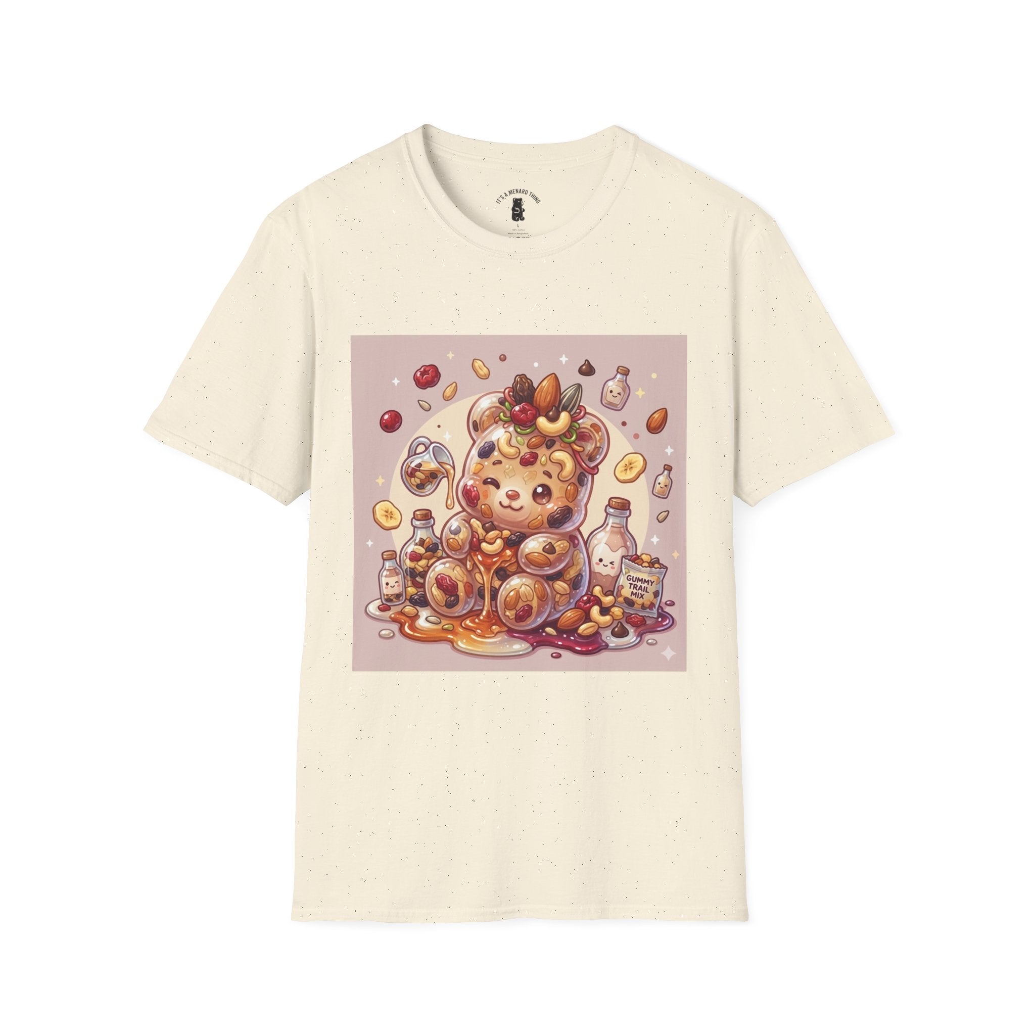 Gimme Some Trail Mix, Exotic Gooey Gummy Bear— Cute Cartoon T-Shirt