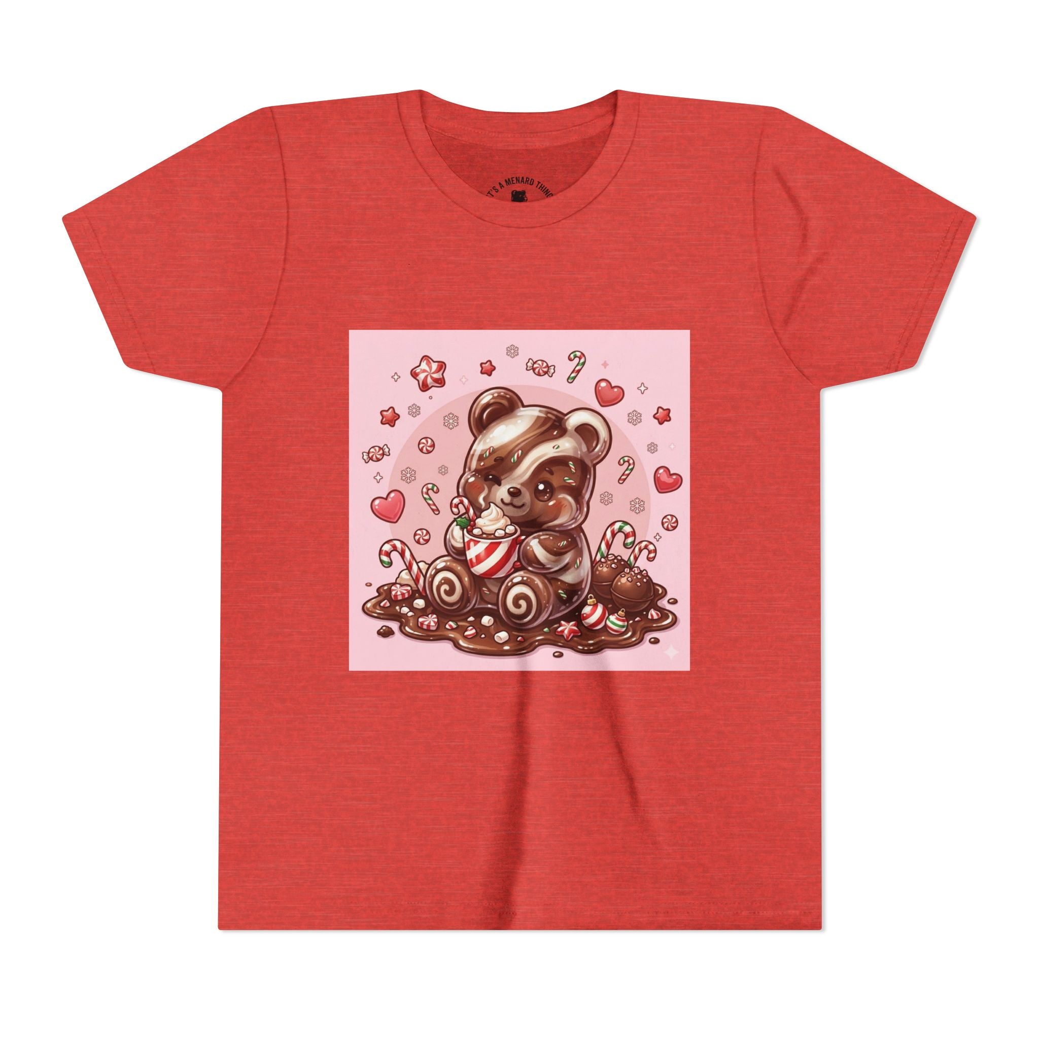 Cute Hot Chocolate Gooey Gummy Bear Holiday Kids Shirt