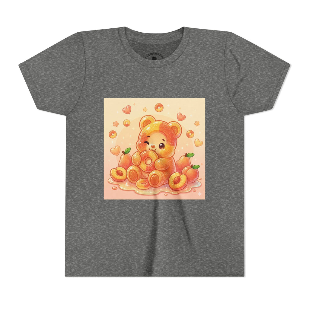 Peach Ring Gooey Gummy Bear Kids Short Sleeve Shirt