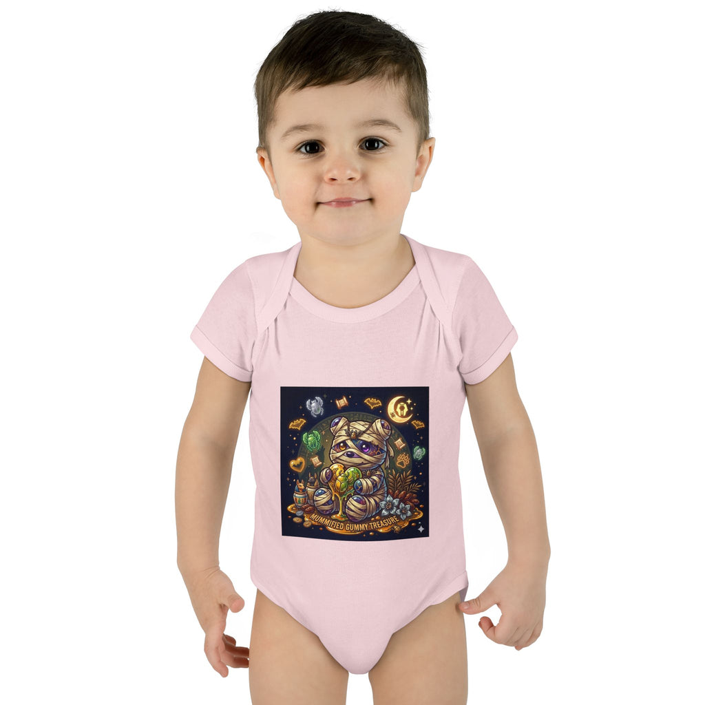 Infant Bodysuit - Cute Gooey Mummy Bear Halloween