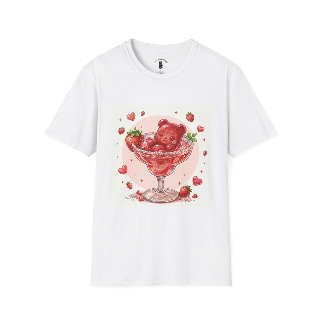 Strawberry Daiquiri Icey, Boozy Gooey Gummy Bears- Kawaii Graphic T-Shirt