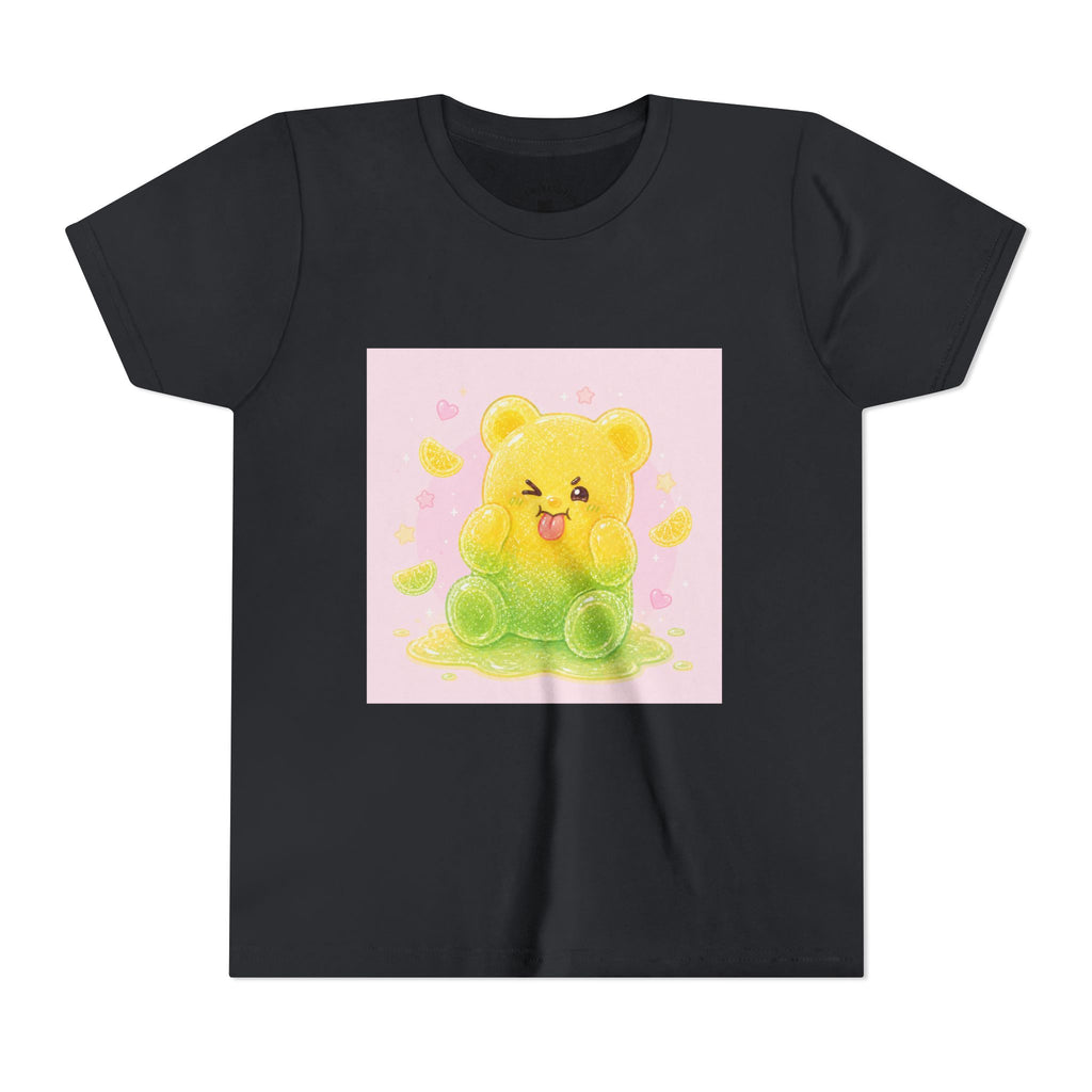 Cute Lemon & Lime Sour Gooey Gummy Bear Kids- Graphic Youth T-Shirt