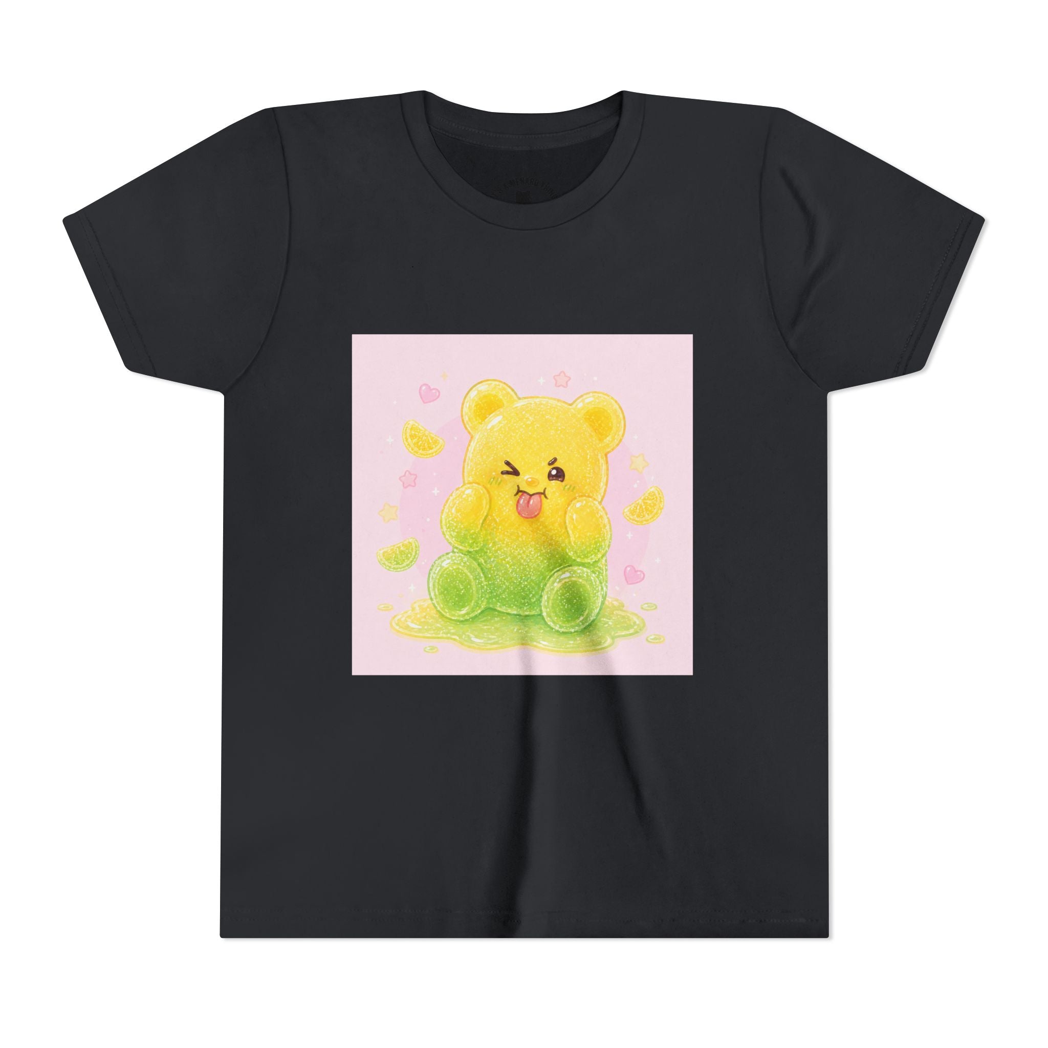 Cute Lemon & Lime Sour Gooey Gummy Bear Kids- Graphic Youth T-Shirt