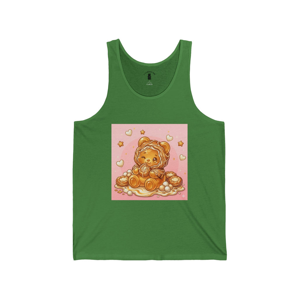 Special Cheese Danish, Puff Pastry PJ Gooey Gummy Bear — Kawaii Graphic Tank Top