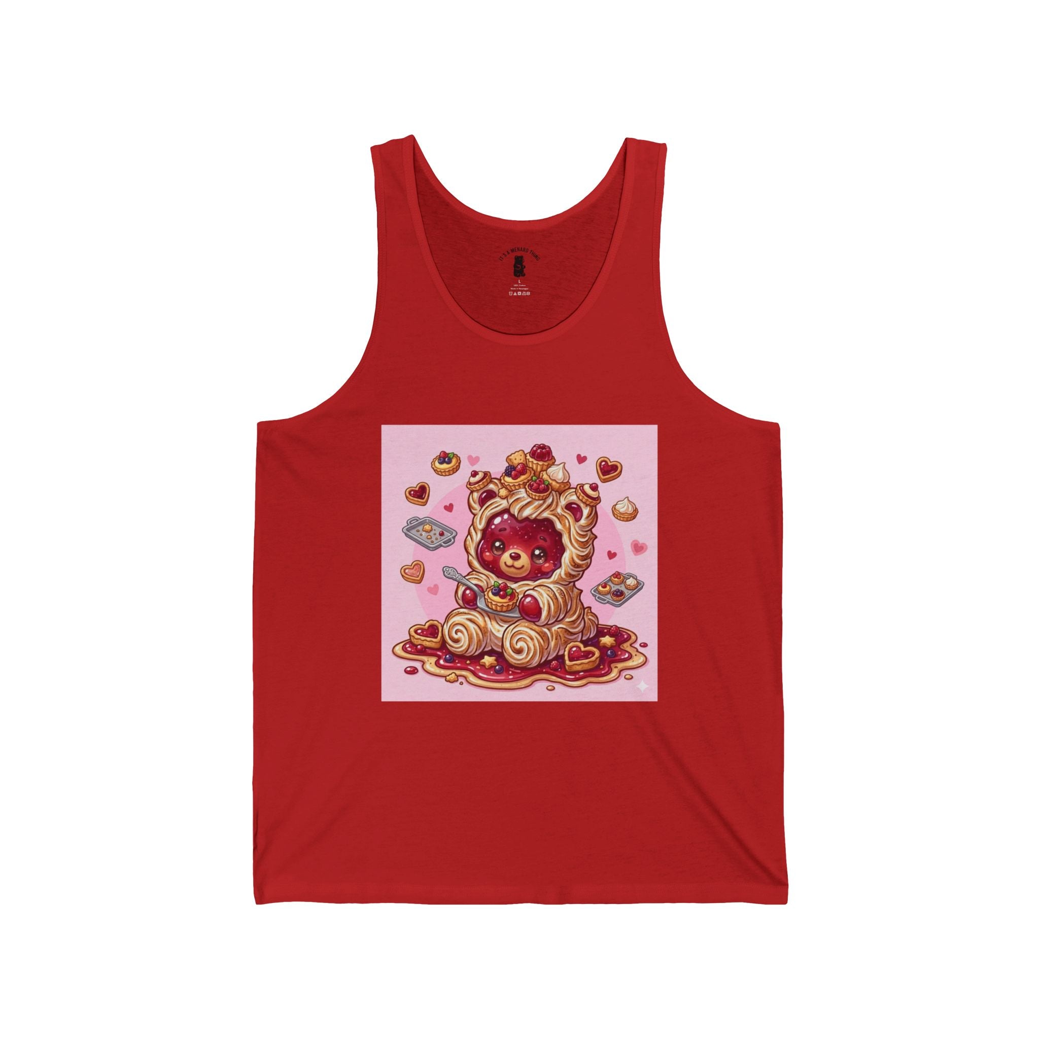 Mixed Berry Whipped Cream Tart Special, Oozy Snow Gummy Bear Friend- Graphic Shirt