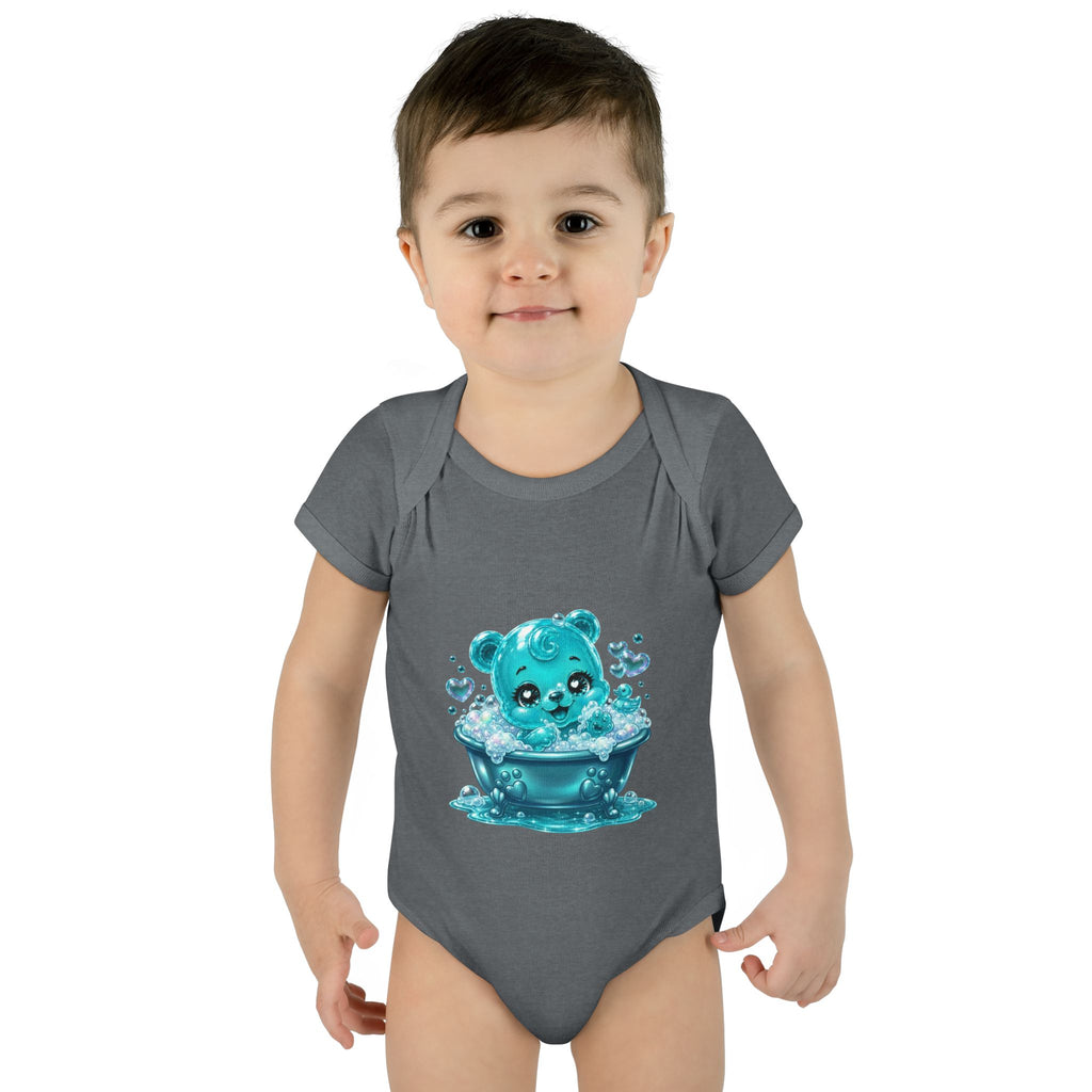 Adorable Bubble Bath Oozy Baby Gummy Bear Cutie Addition- Graphic Onesie