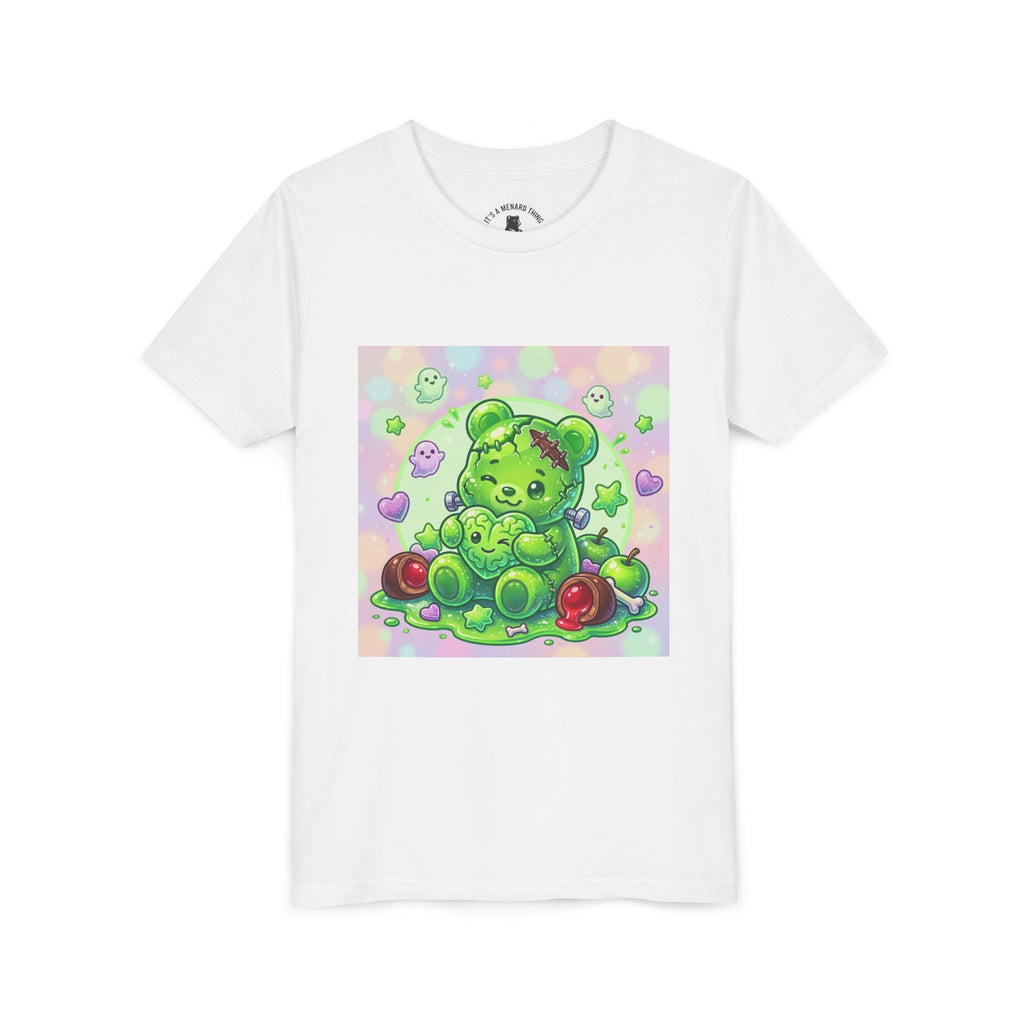 Franken-Gummy-Stein Gooey Bear-Youth Short Sleeve Shirt
