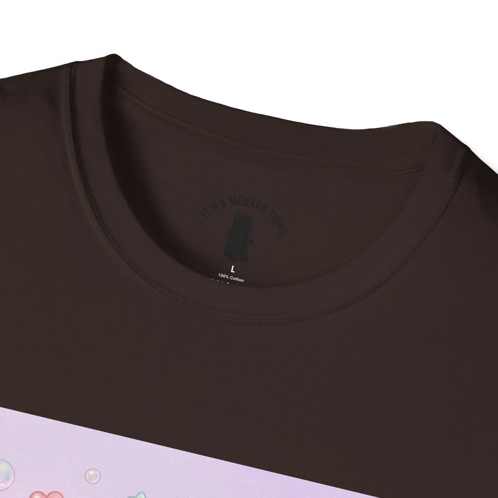Carnival Snack Cart, Sharing with Friends Gooey Gummy Bears — Whimsical Graphic T-Shirt