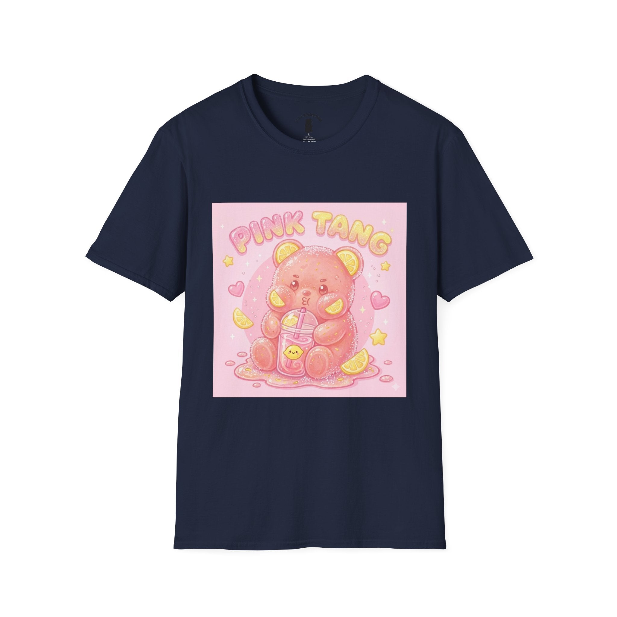 Pink Lemonaid Sour Gooey Gummy Bear T-Shirt -Kawaii Graphic Tee