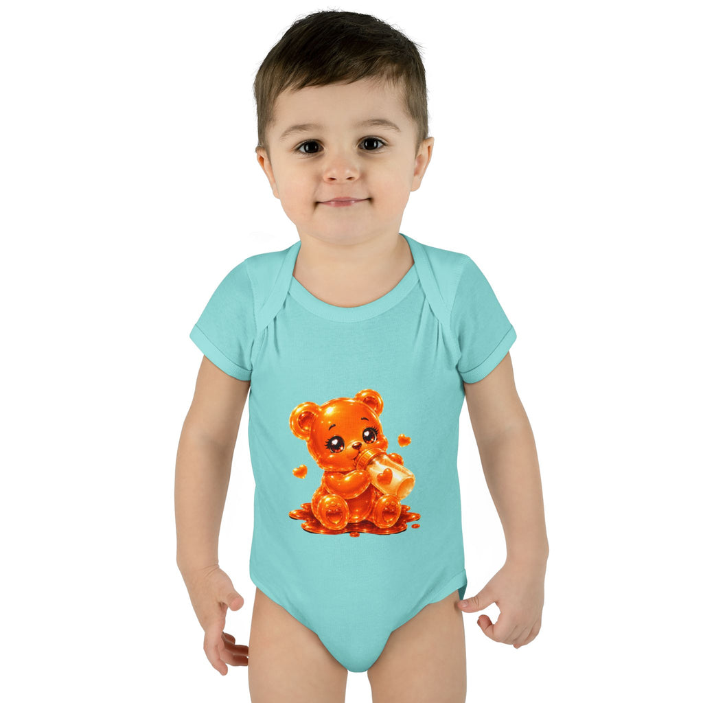 Snack Time, Oozy Baby Gummy Bear Cutie Special Addition- Graphic Onesie