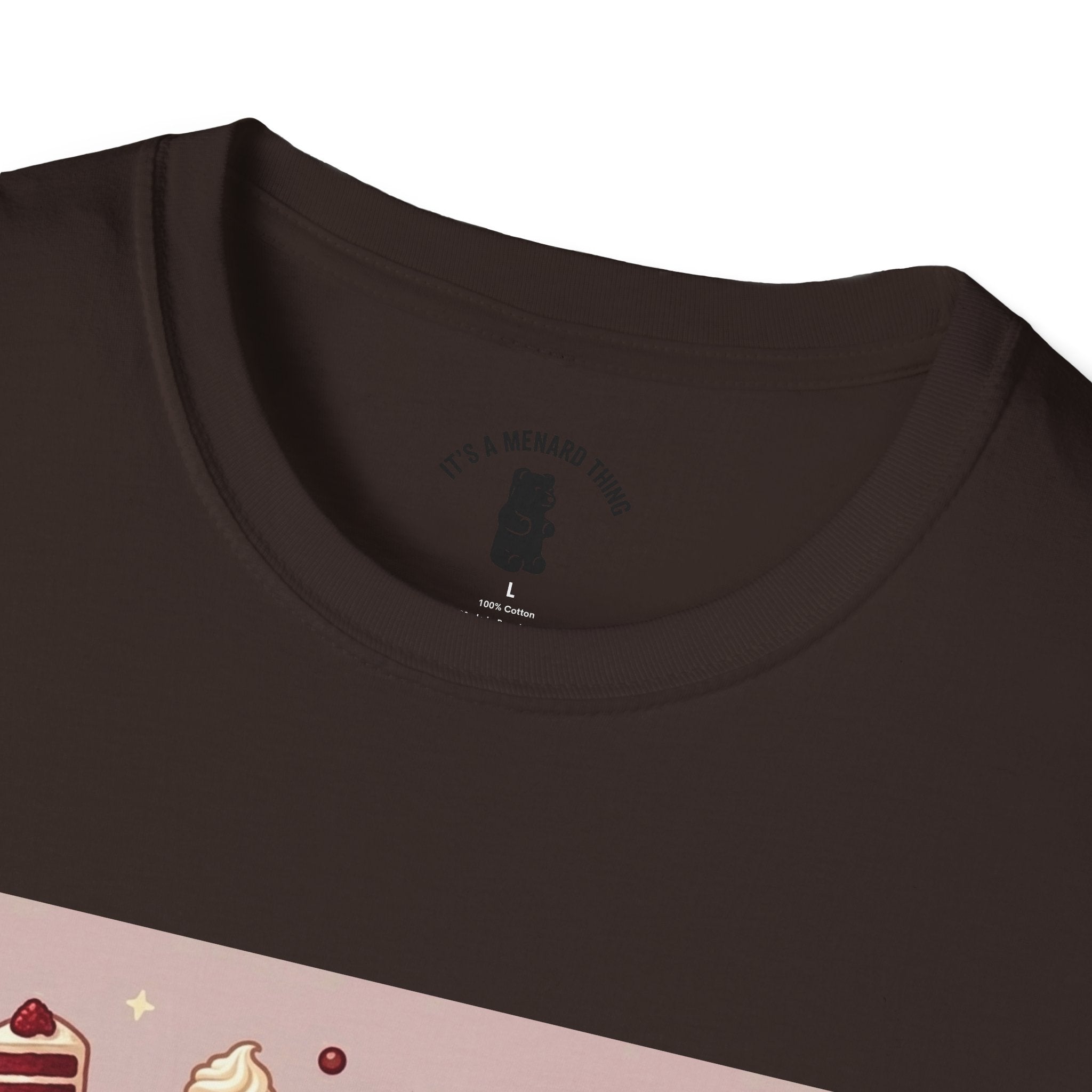 Silky Red Velvet Cake & Cream, Exotic Gooey Gummy Bear — Kawaii Graphic T-Shirt
