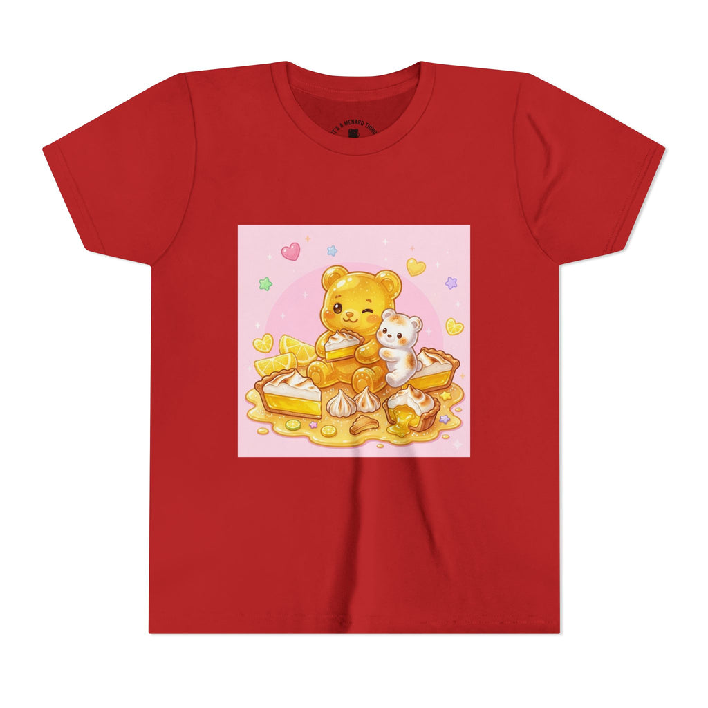 Lemon Meringue Pie Gooey Gummy bear Youth Tee
