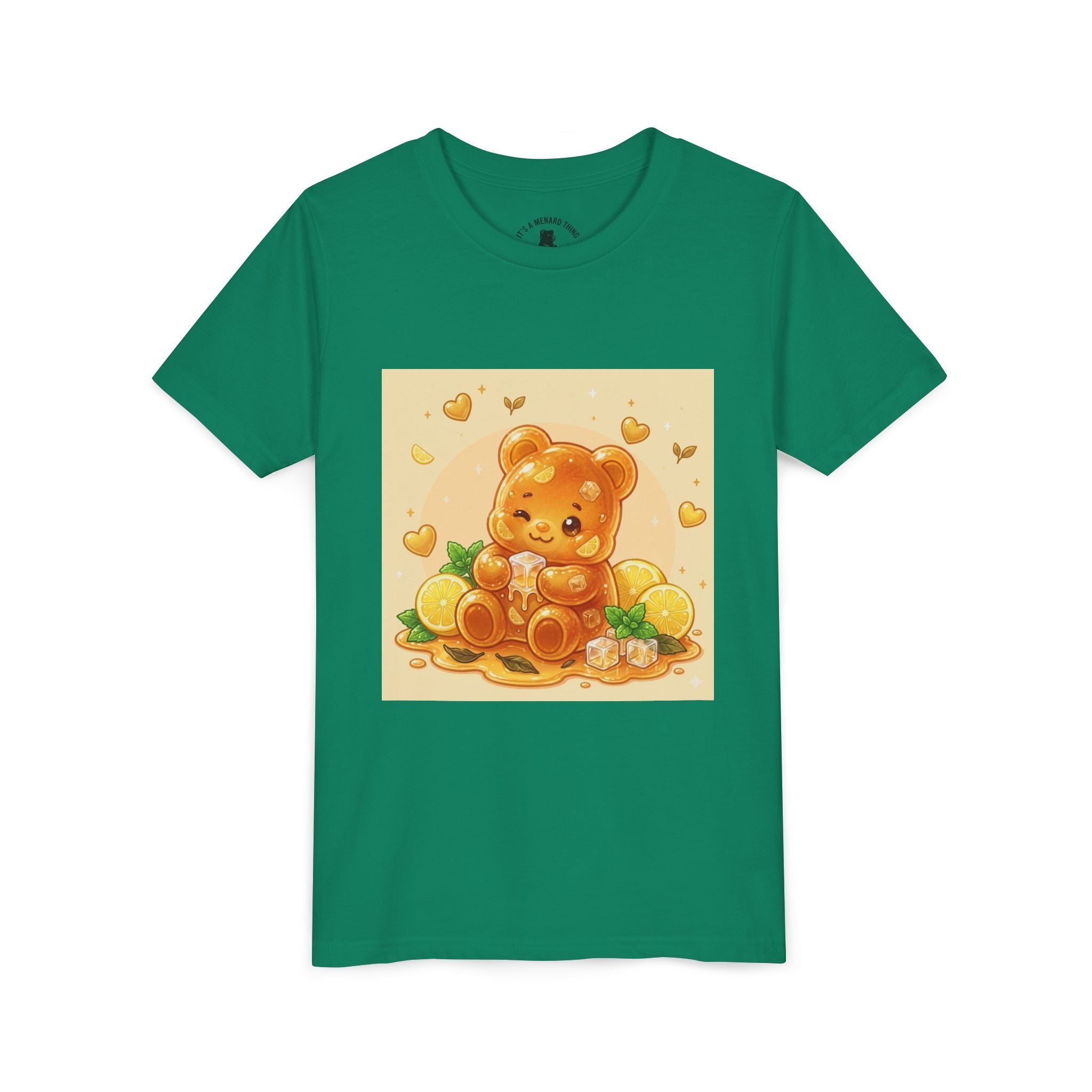 Honey Lemon Iced-Tea Gooey Gummy Bear Youth T-Shirt