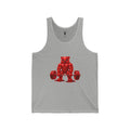 Weightlifting Fitness, Crimson Oozy Buff Bear Gummy Gym Addition- Workout Graphic Shirt
