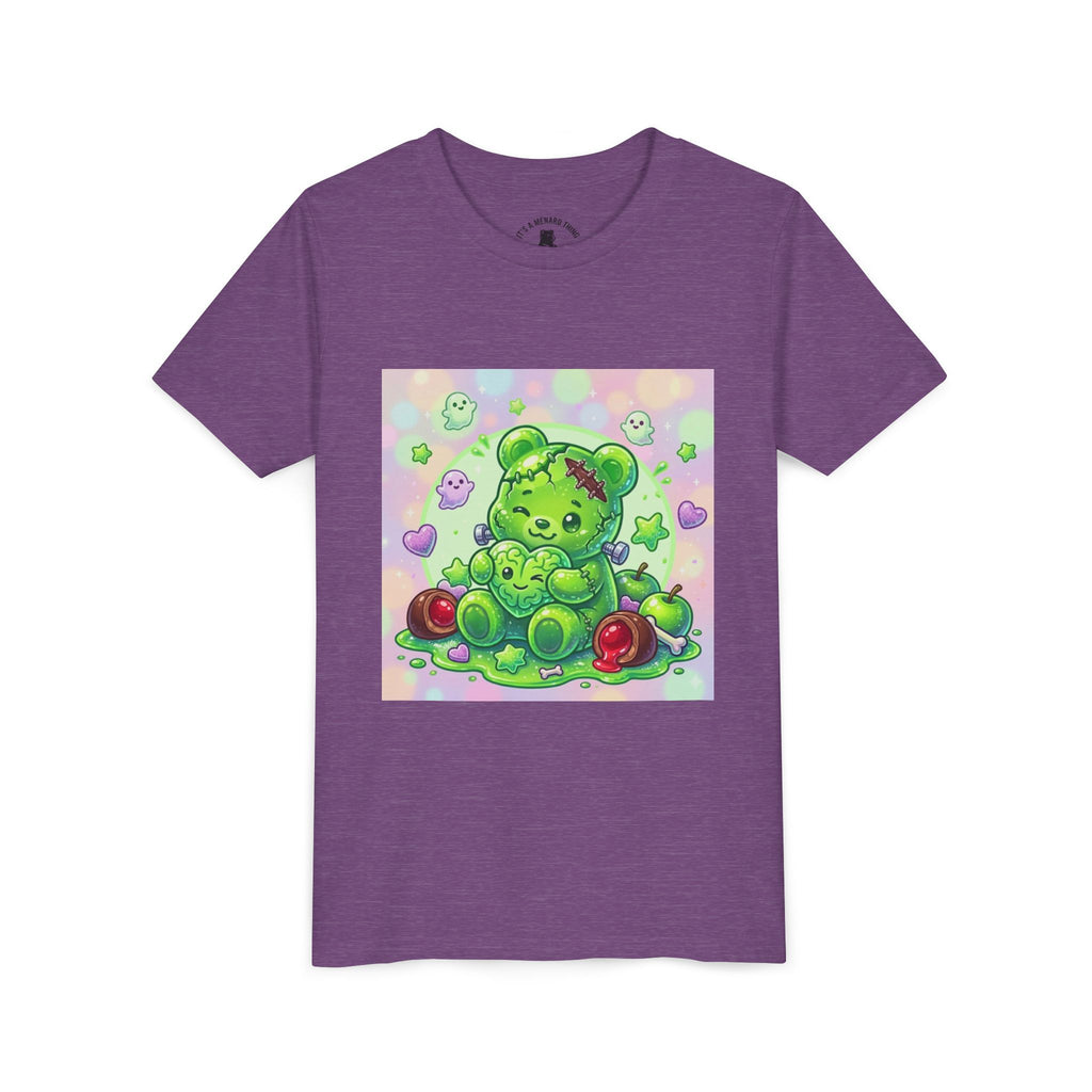 Franken-Gummy-Stein Gooey Bear-Youth Short Sleeve Shirt