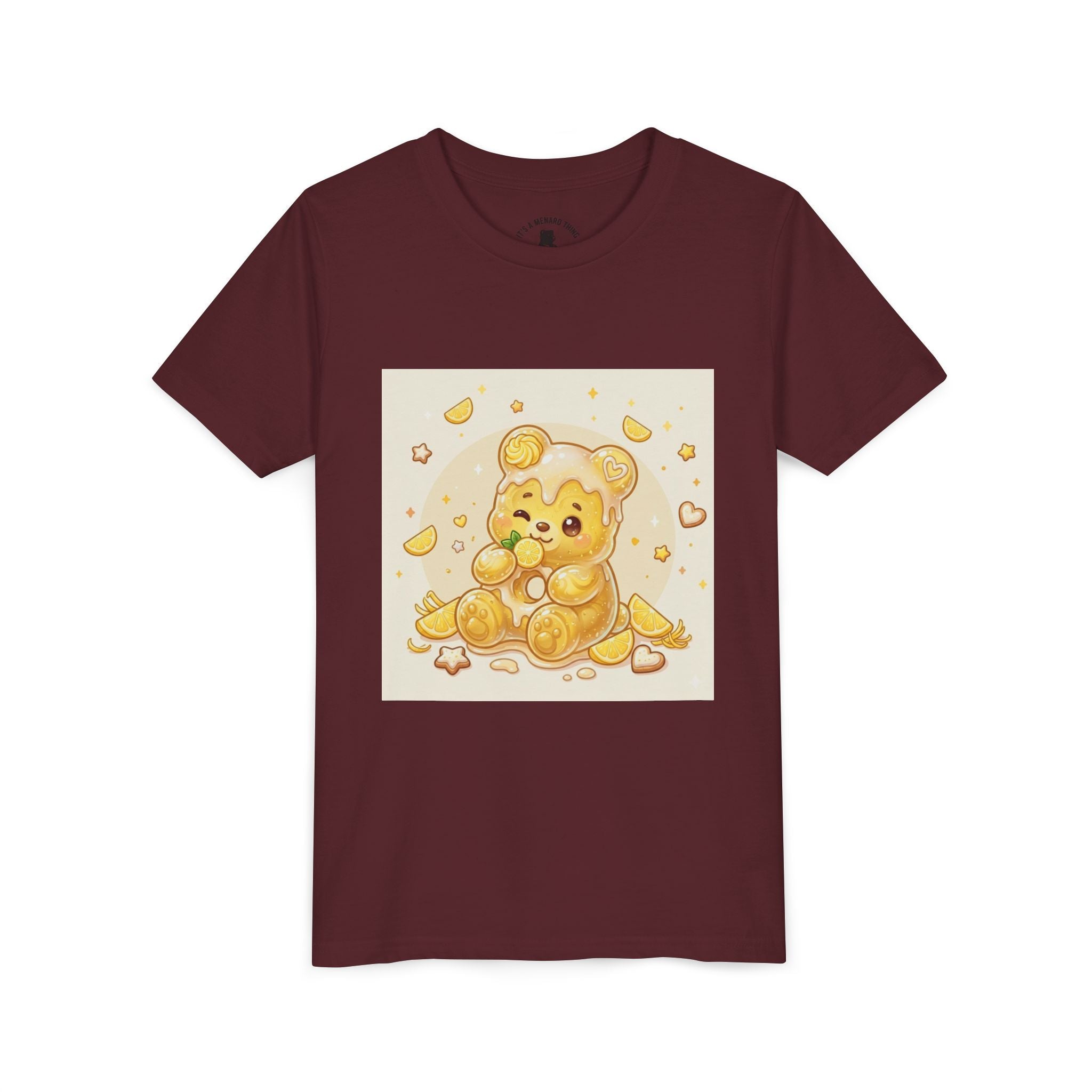 Lemon Bunt Cake Gooey Gummy bear Kids Shirt