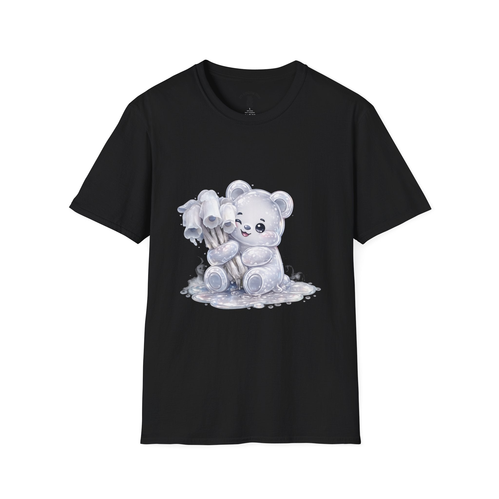 Special Ghost Pipe Mushroom Cluster, White Oozy Bear Gummy Friend- Graphic Shirt