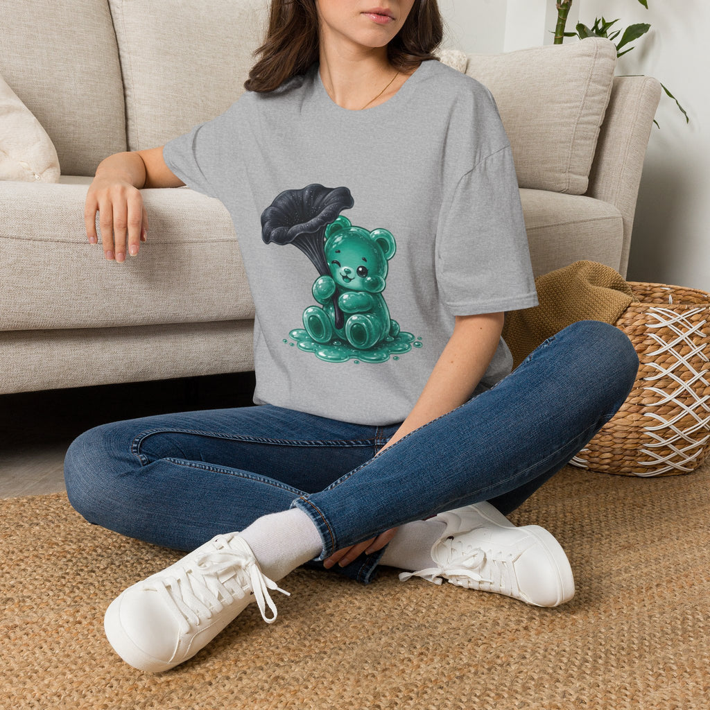 Black Trumpet Mushroom, Teal Special Oozy Bear Gummy Special- Graphic Shirt