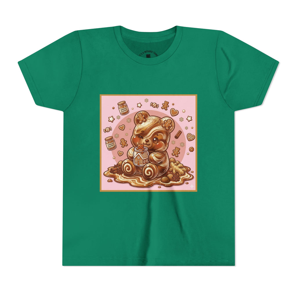 Gooey Gummy Bear Ginger Bread Graphic Youth T-Shirt