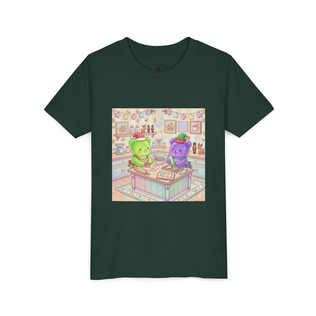 Gooey Gummies making Holiday Cookies T‑Shirt — Cute Pastel Kitchen Baking Design