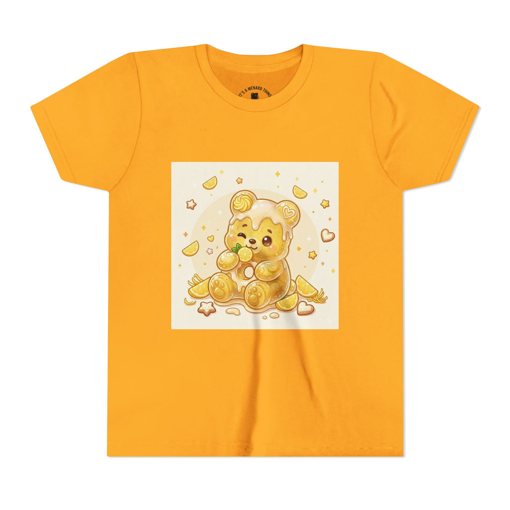 Lemon Bunt Cake Gooey Gummy bear Kids Shirt